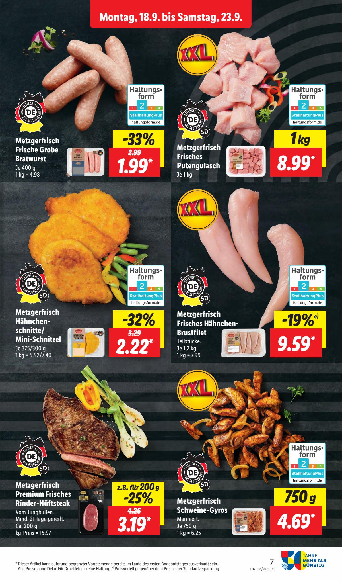 Lidl Prospekt Plus 18 – 23 September 2023 Seite 9