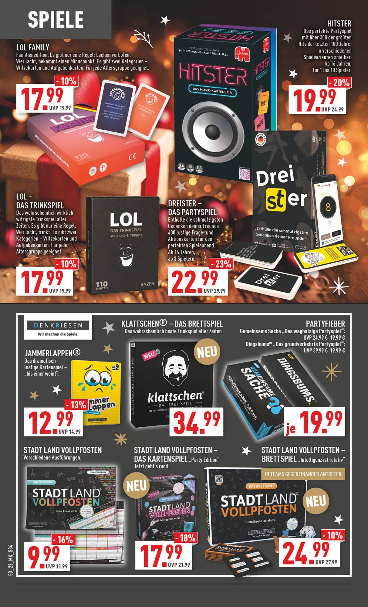 Marktkauf Prospekt 11 – 16 Dezember 2023 Seite 34