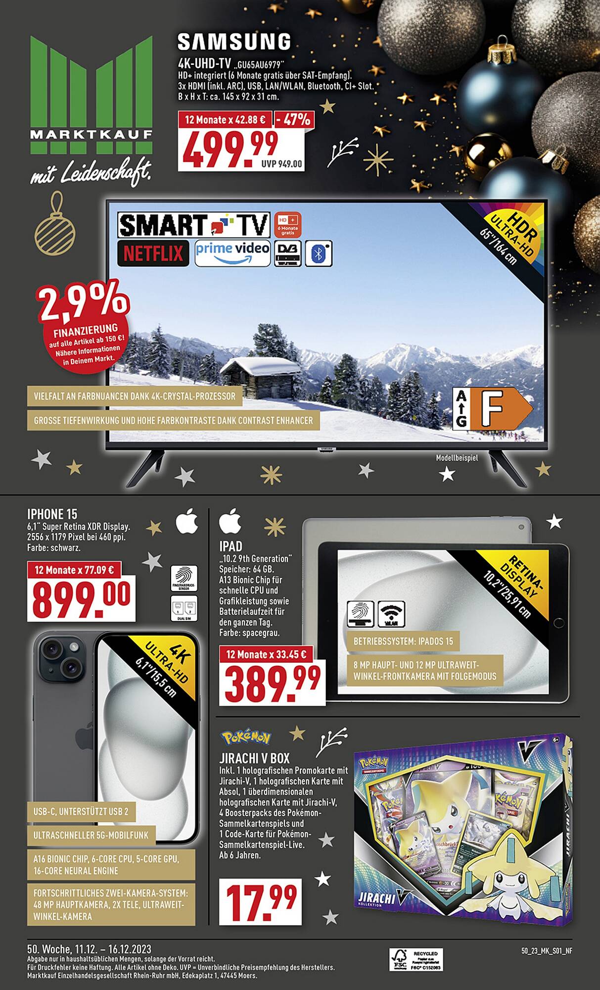 Marktkauf Prospekt 11 – 16 Dezember 2023 Seite 41