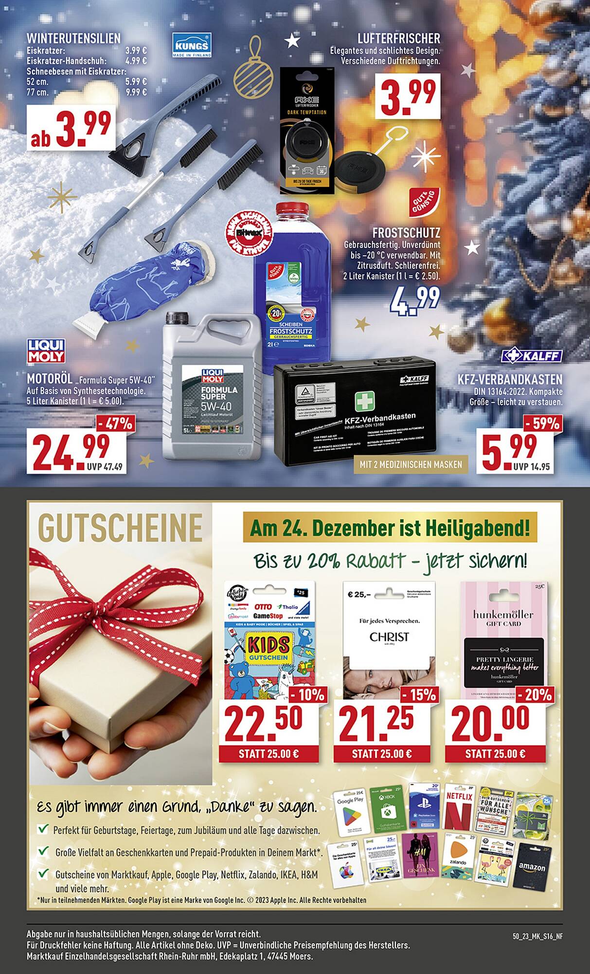 Marktkauf Prospekt 11 – 16 Dezember 2023 Seite 56
