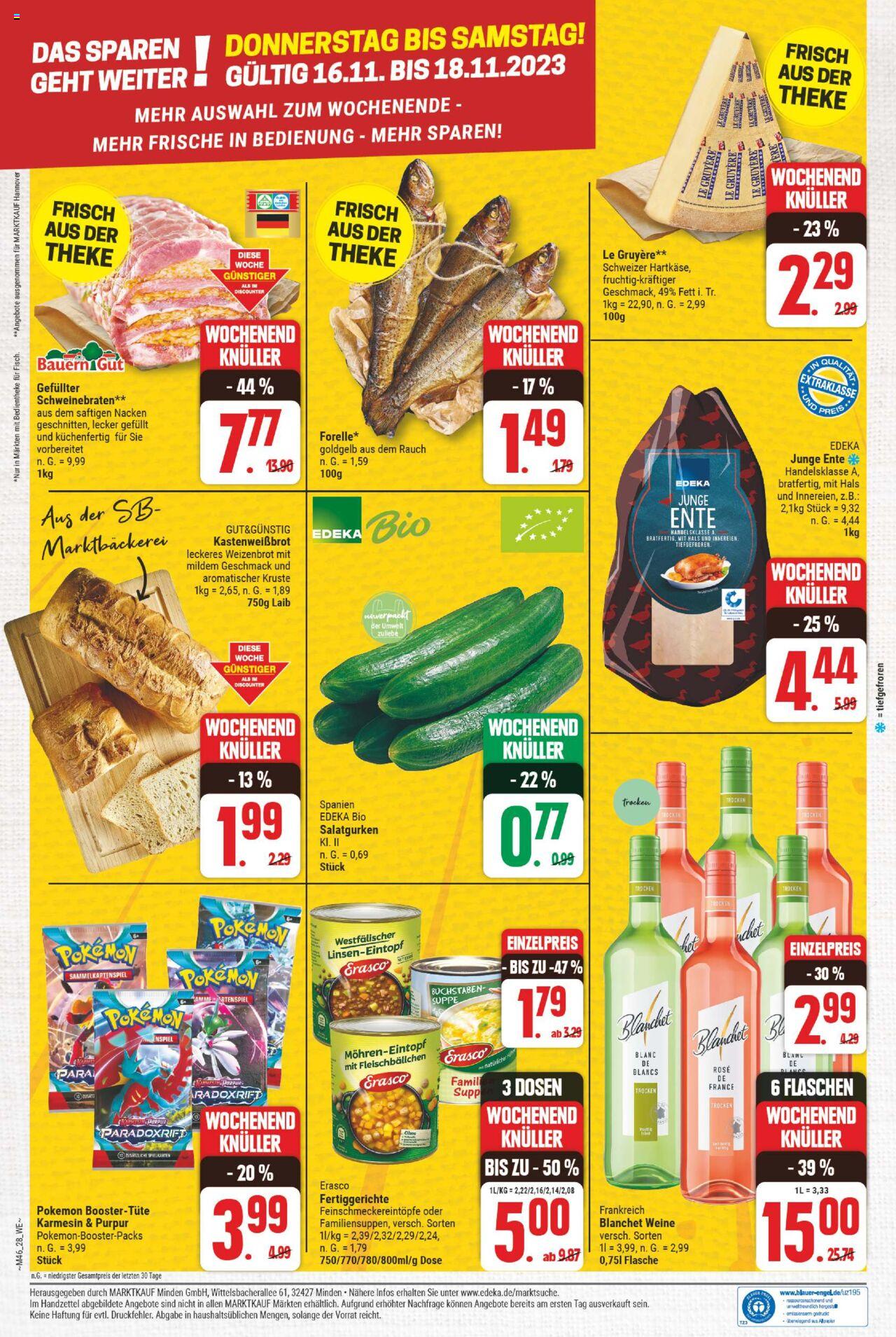 Marktkauf Prospekt 13 – 18 November 2023 Seite 32