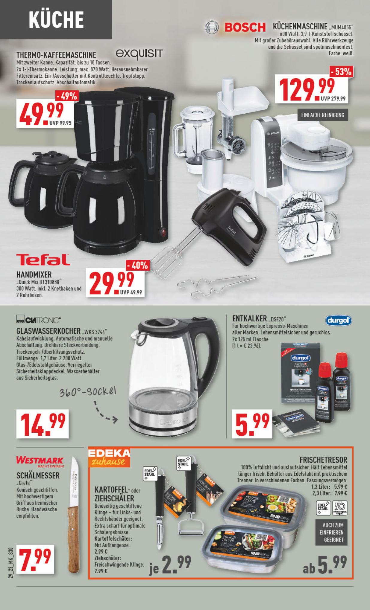 Marktkauf Prospekt 16 – 19 Juli 2023 Seite 30