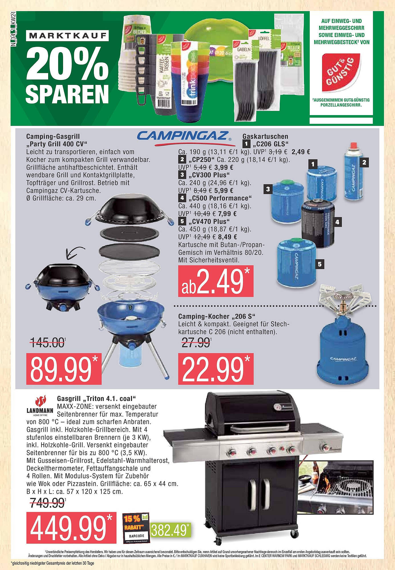 Marktkauf Prospekt 21 – 25 Mai 2024 Seite 34