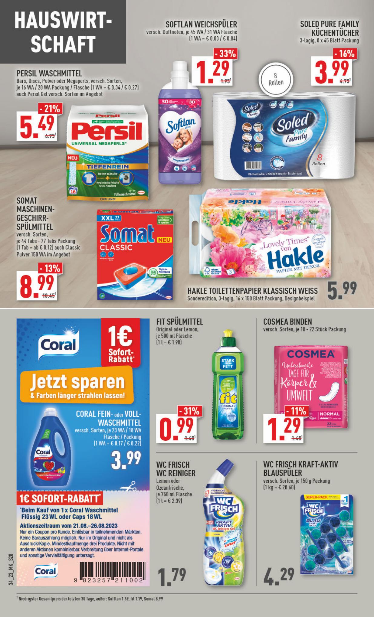 Marktkauf Prospekt 21 – 26 August 2023 Seite 28
