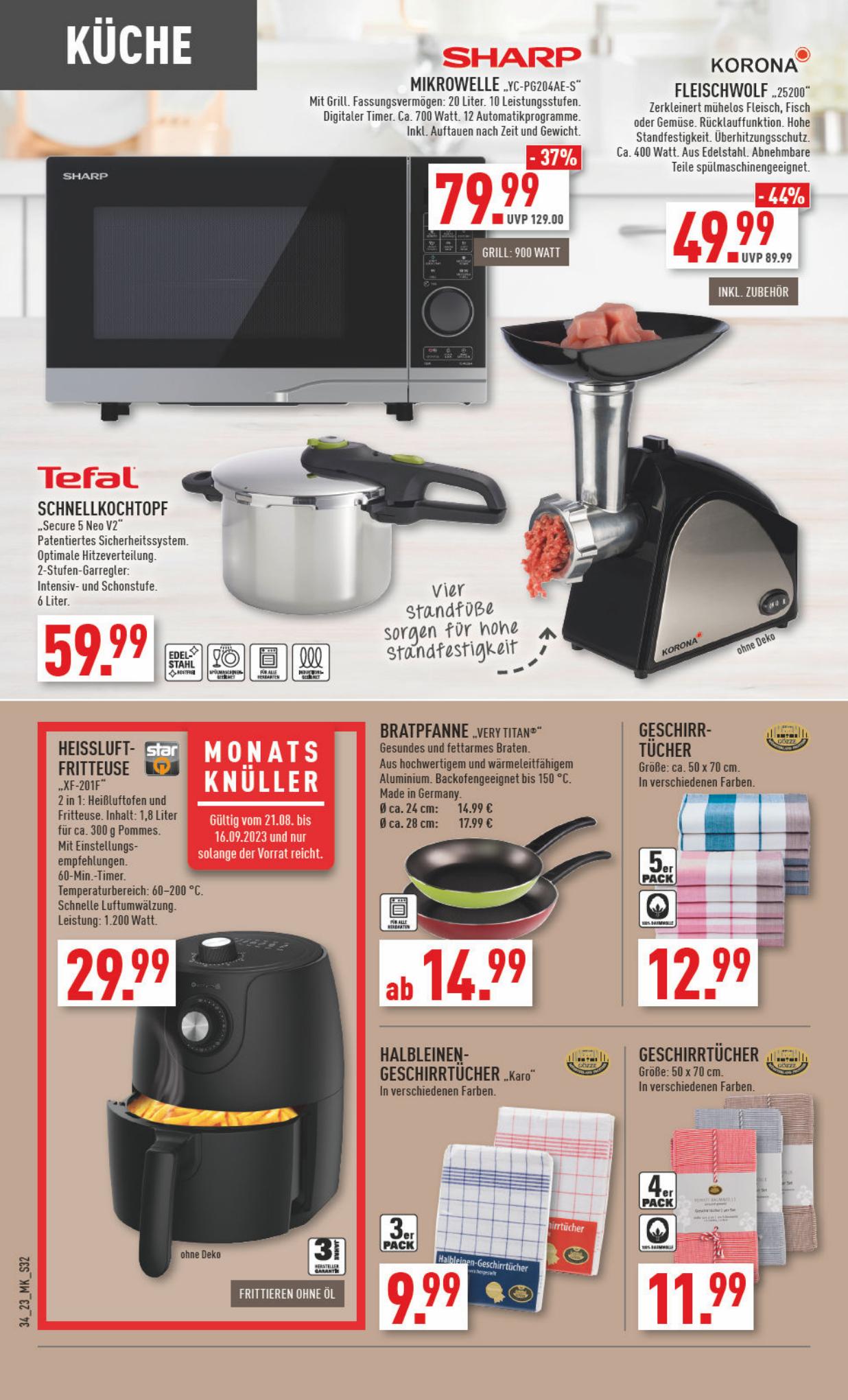 Marktkauf Prospekt 21 – 26 August 2023 Seite 32
