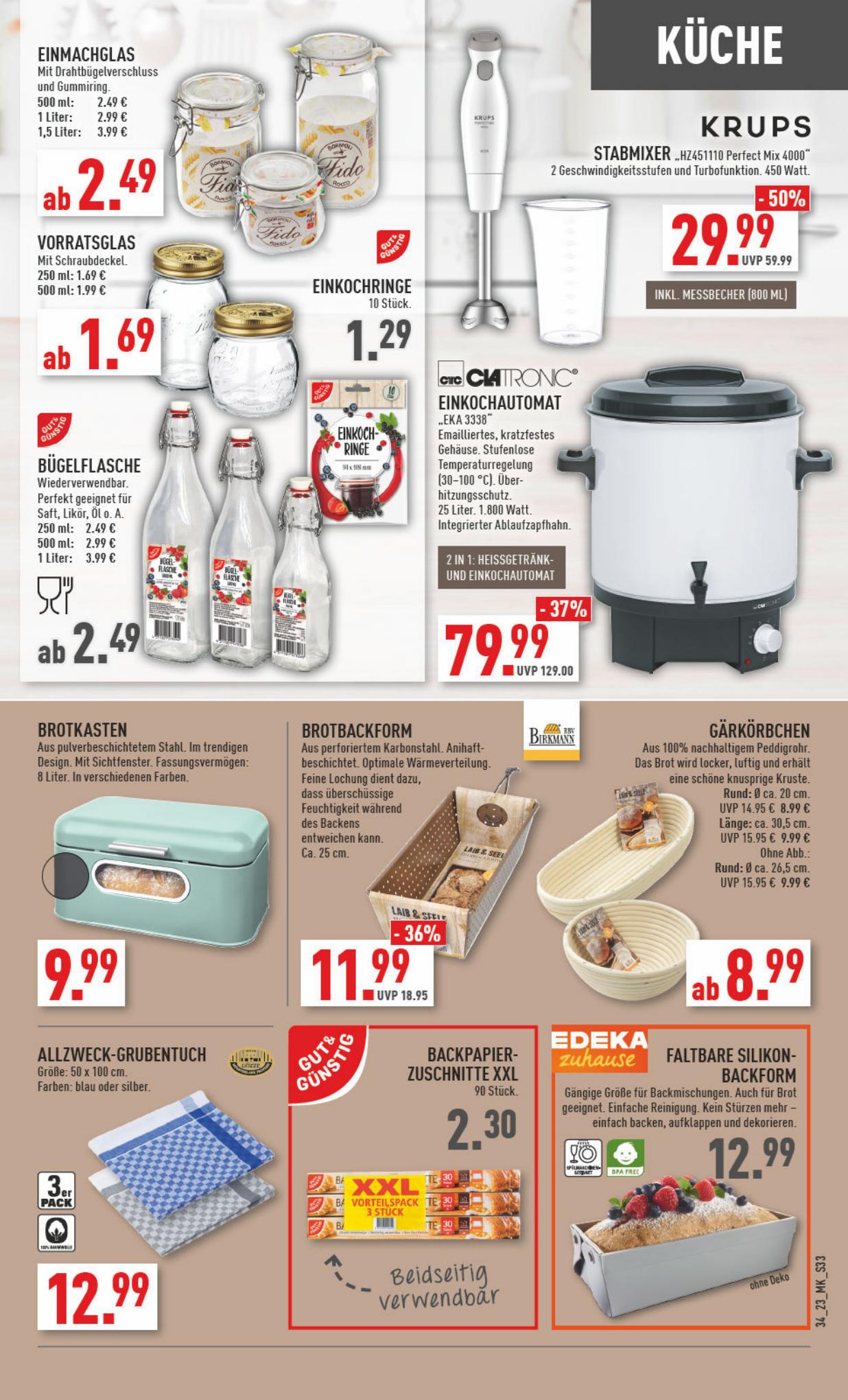 Marktkauf Prospekt 21 – 26 August 2023 Seite 33