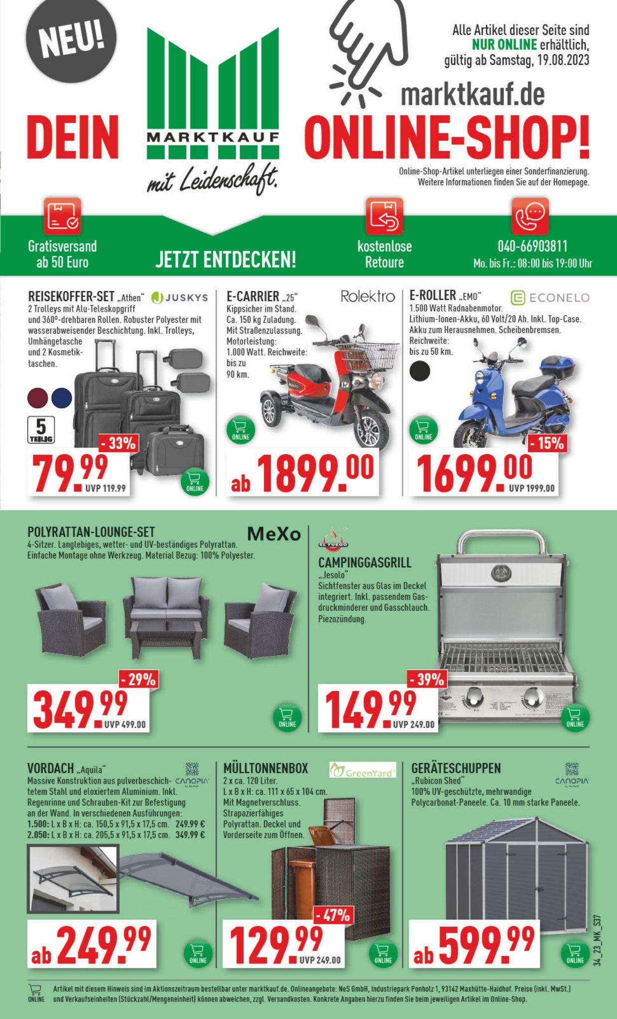 Marktkauf Prospekt 21 – 26 August 2023 Seite 37