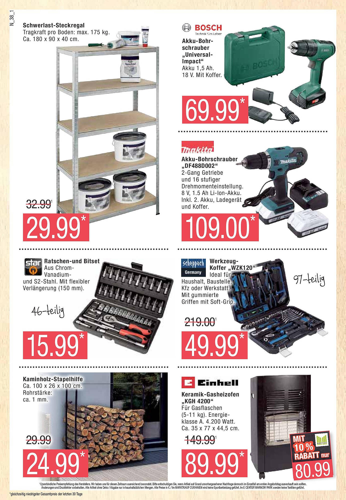 Marktkauf Prospekt 22 – 27 Januar 2024 Seite 38