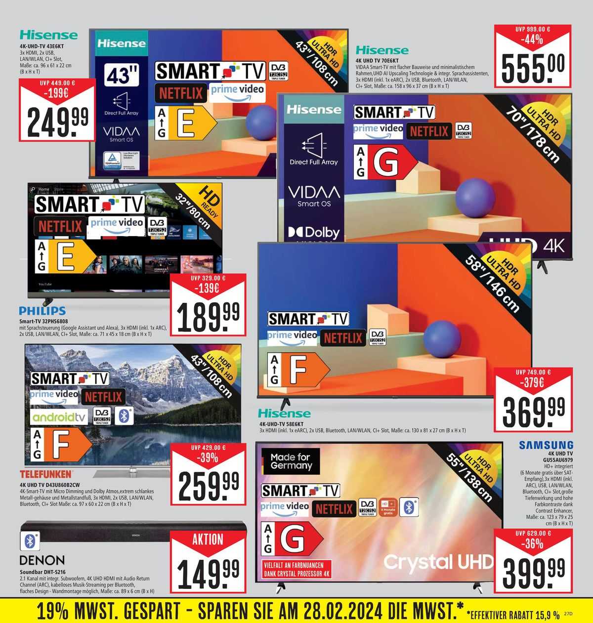 Marktkauf Prospekt 26 Feb – 2 Mar 2024 Seite 29