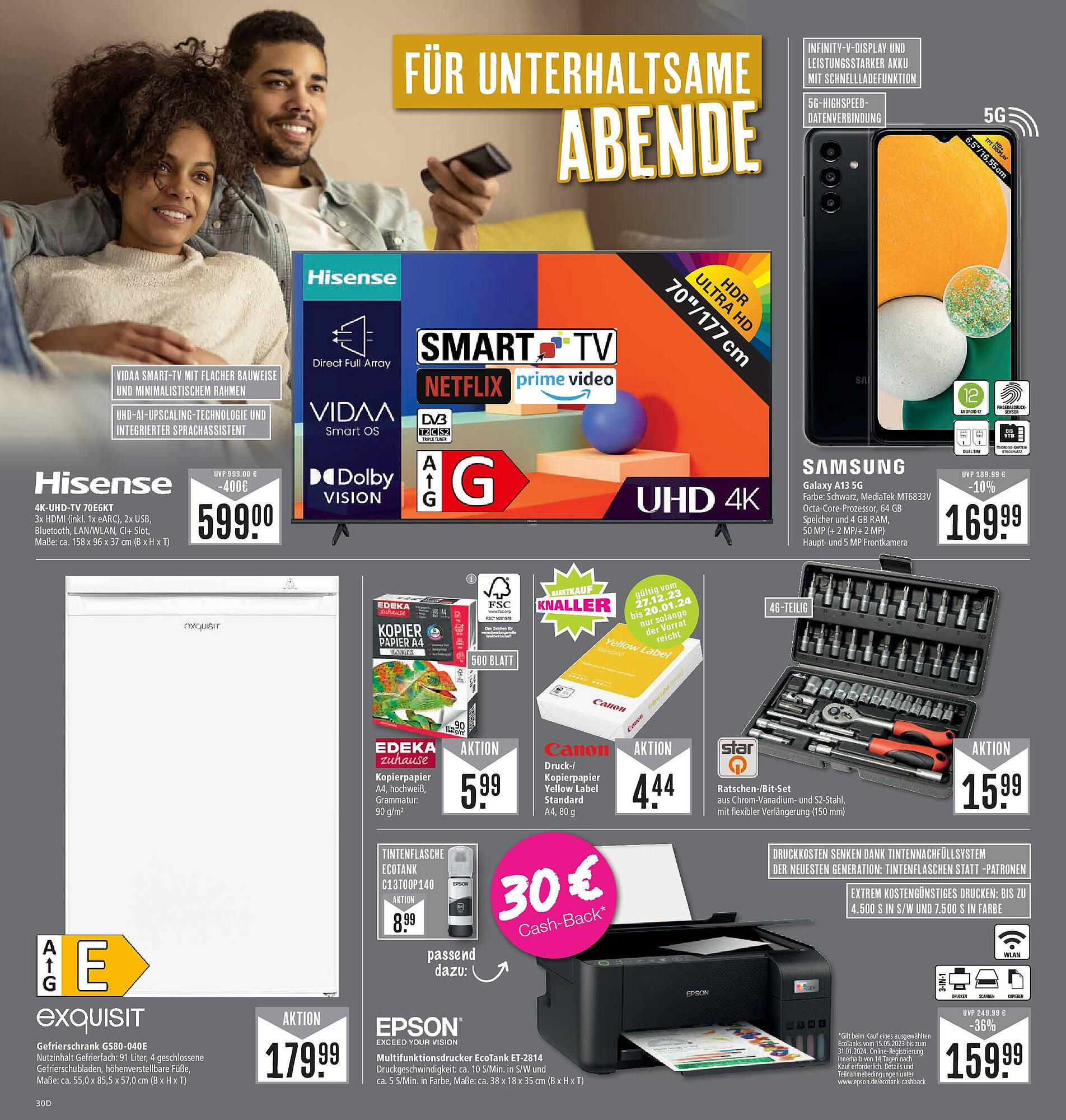 Marktkauf Prospekt 27 – 30 Dezember 2023 Seite 32