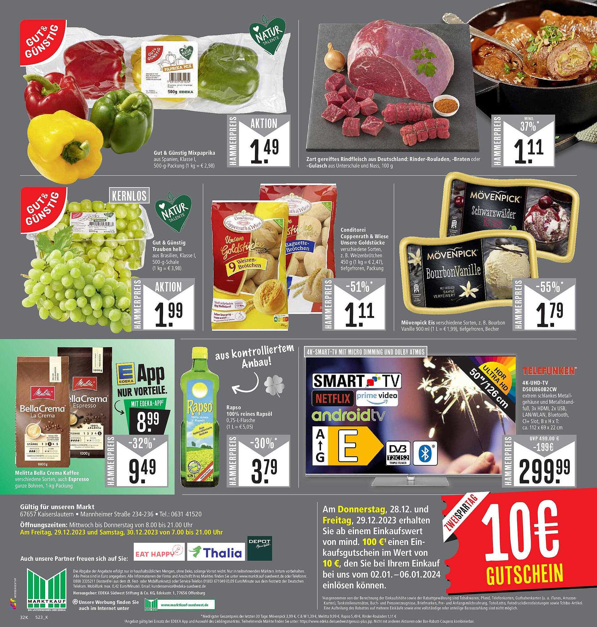 Marktkauf Prospekt 27 – 30 Dezember 2023 Seite 34