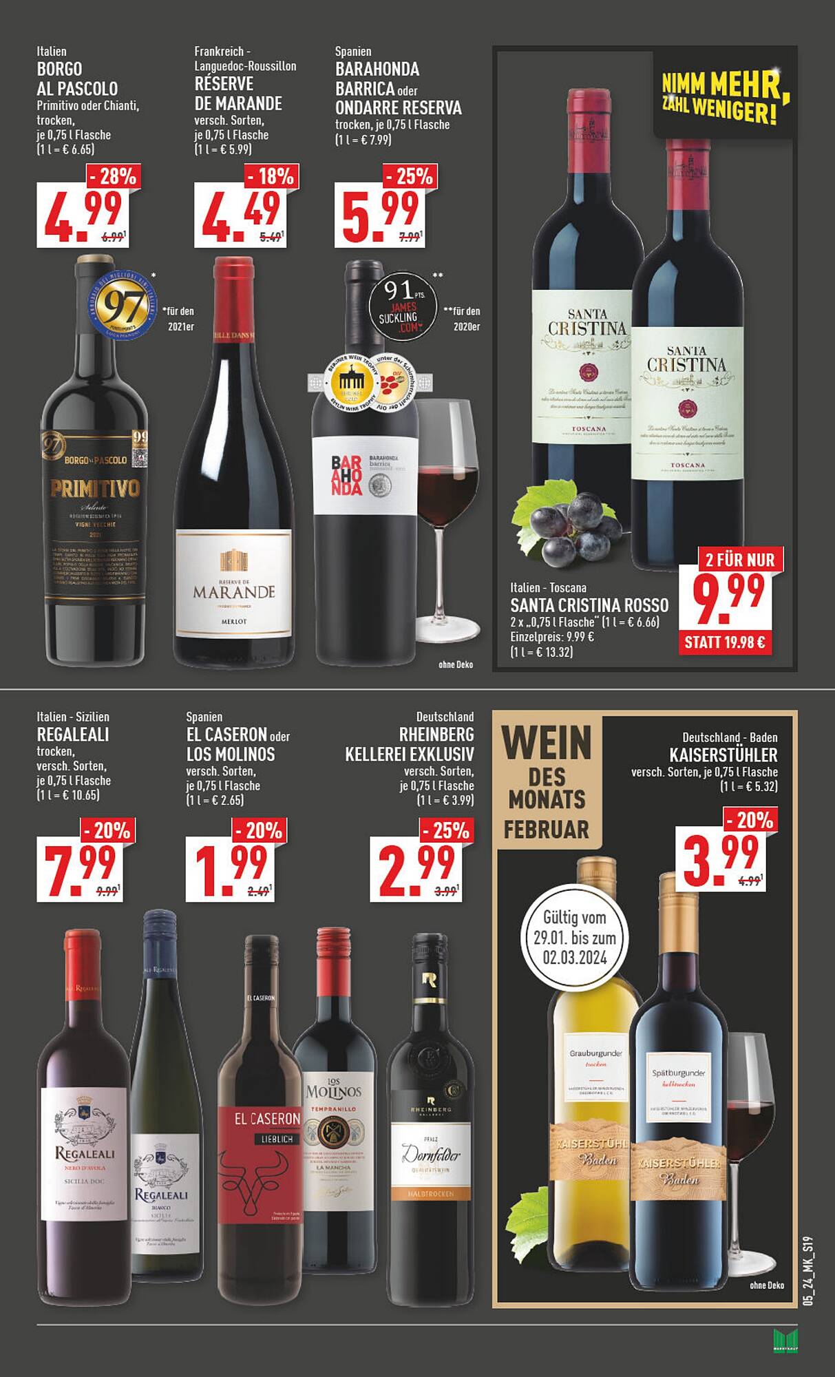 Marktkauf Prospekt 29 Jan – 3 Feb 2024 Seite 19