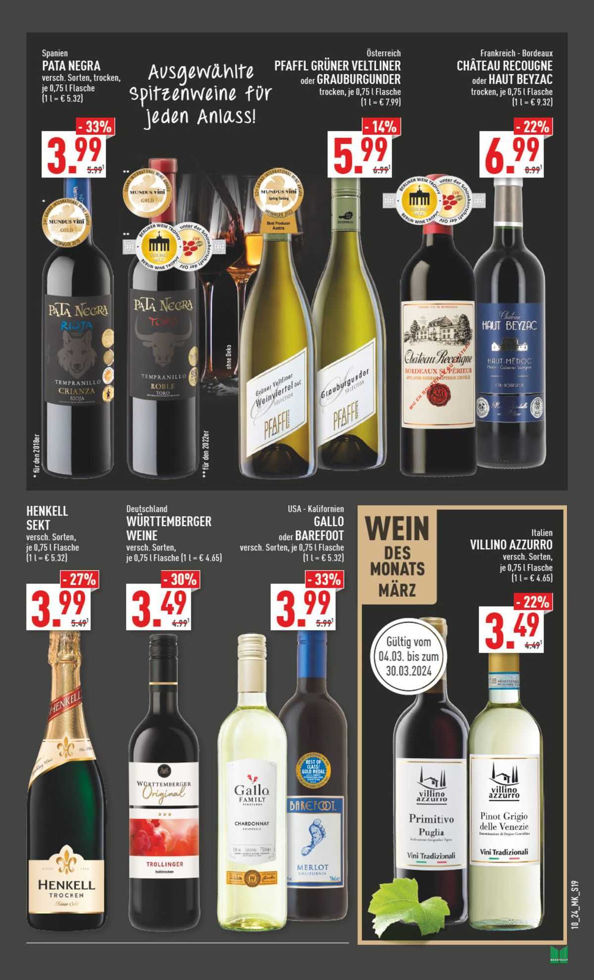 Marktkauf Prospekt 4 – 9 Marsch 2024 Seite 19