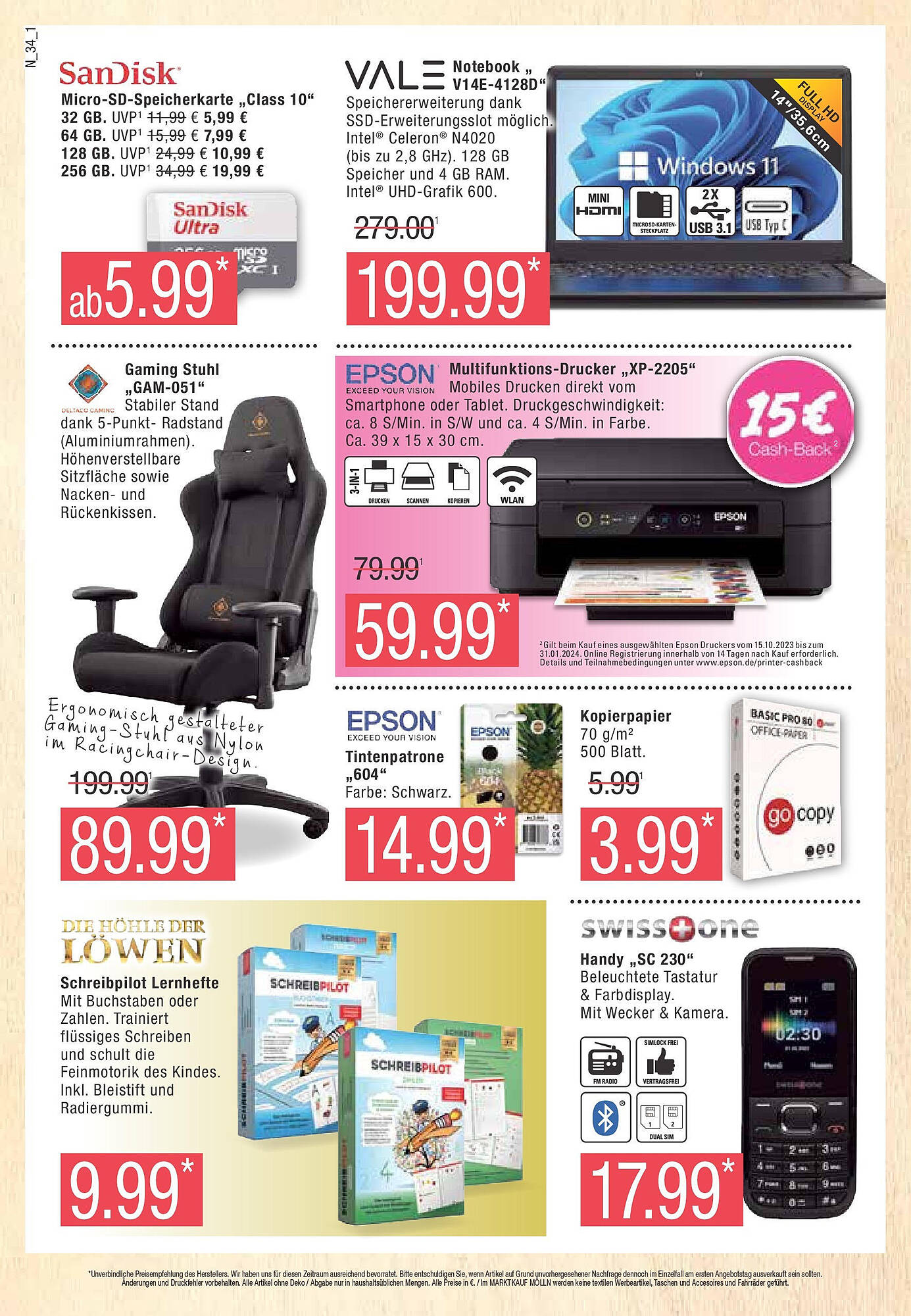 Marktkauf Prospekt 8 – 13 Januar 2024 Seite 34