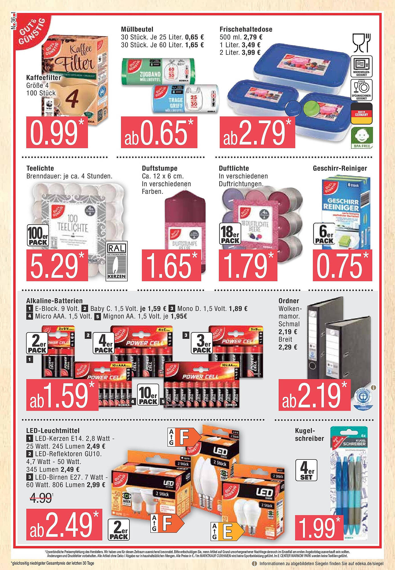 Marktkauf Prospekt 8 – 13 Januar 2024 Seite 36