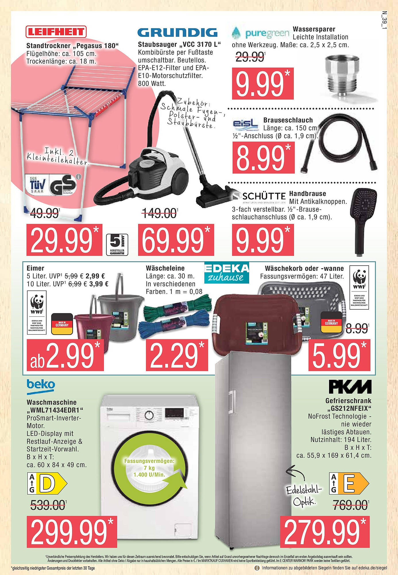 Marktkauf Prospekt 8 – 13 Januar 2024 Seite 39