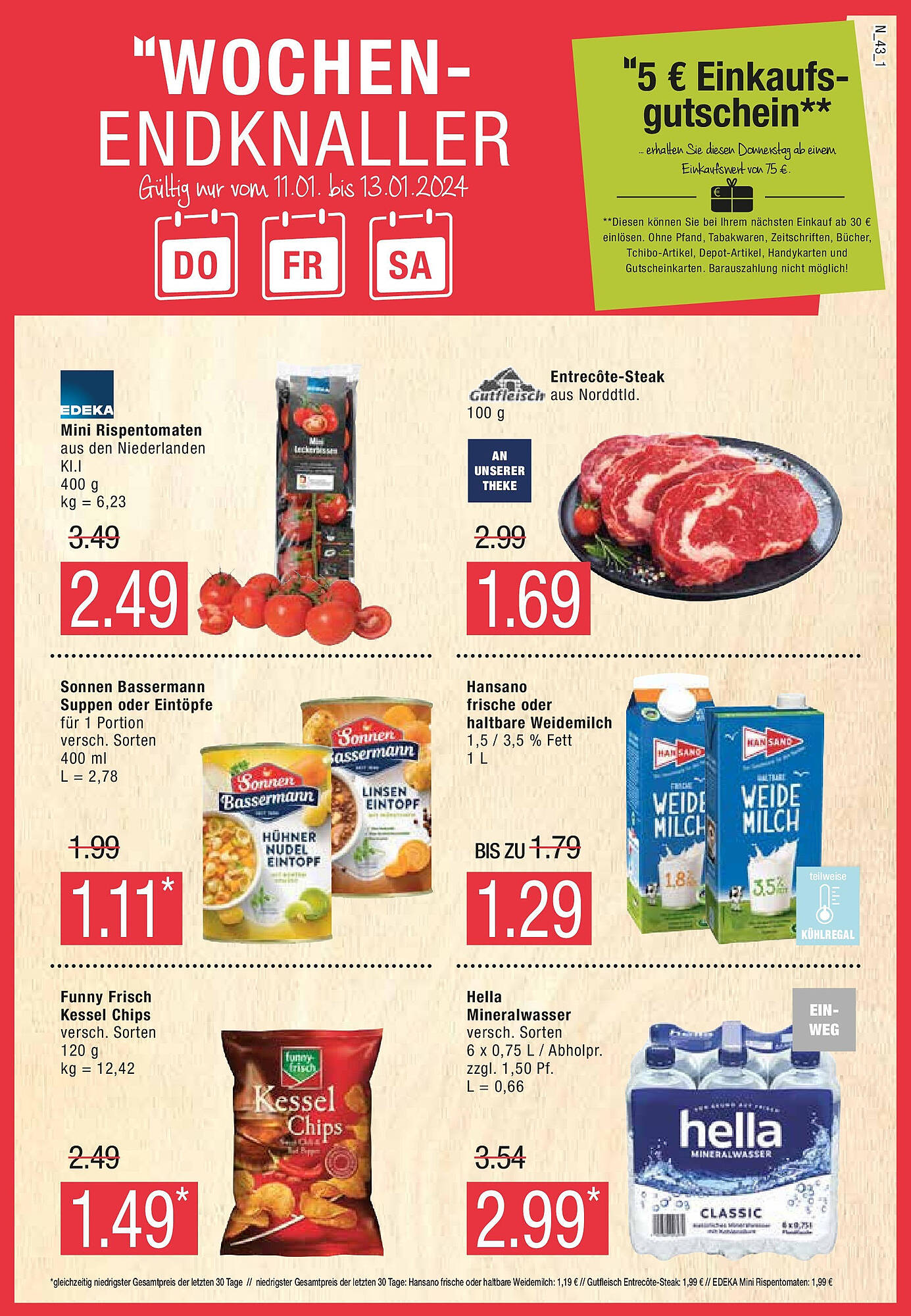 Marktkauf Prospekt 8 – 13 Januar 2024 Seite 43