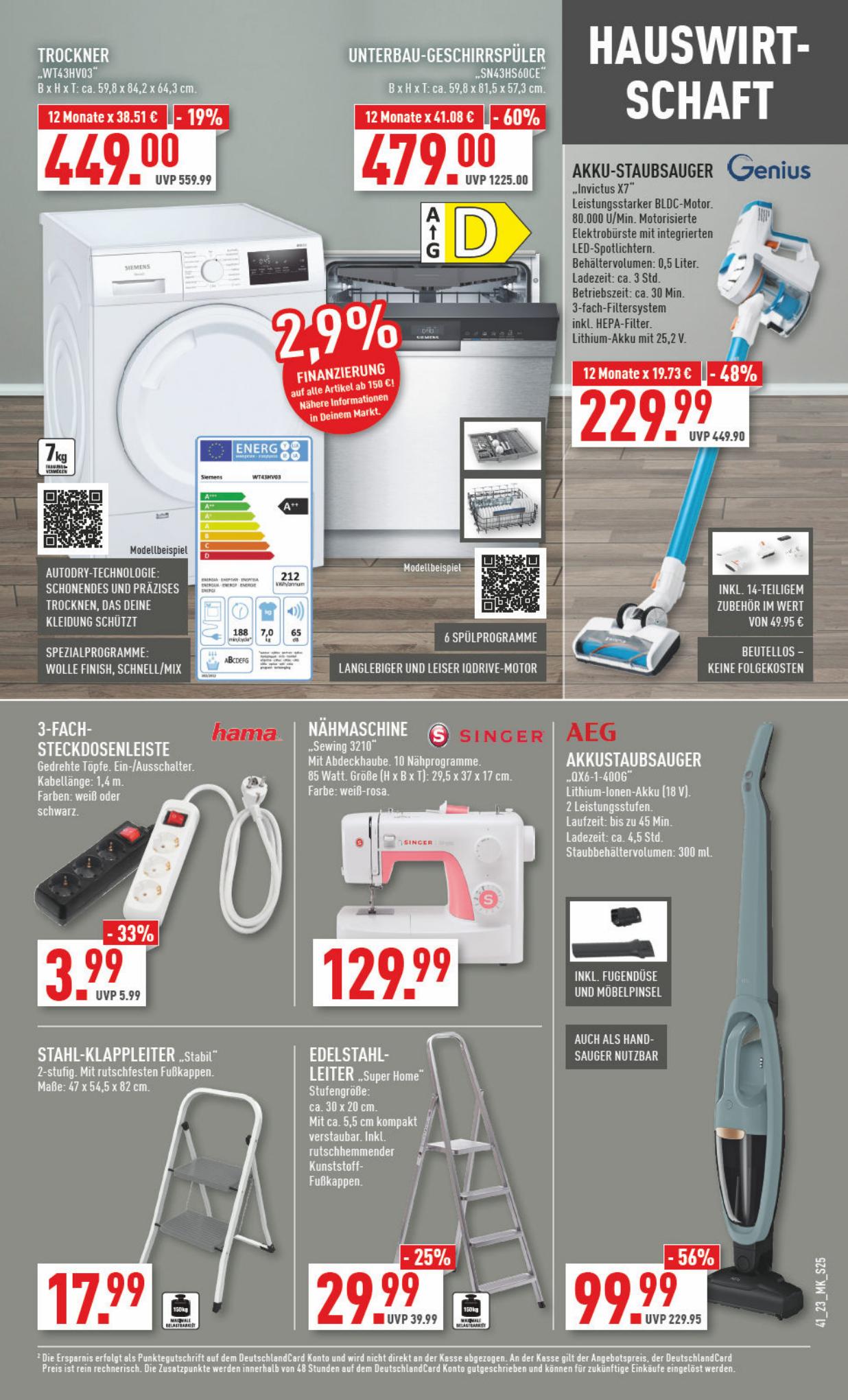 Marktkauf Prospekt 9 – 14 October 2023 Seite 25