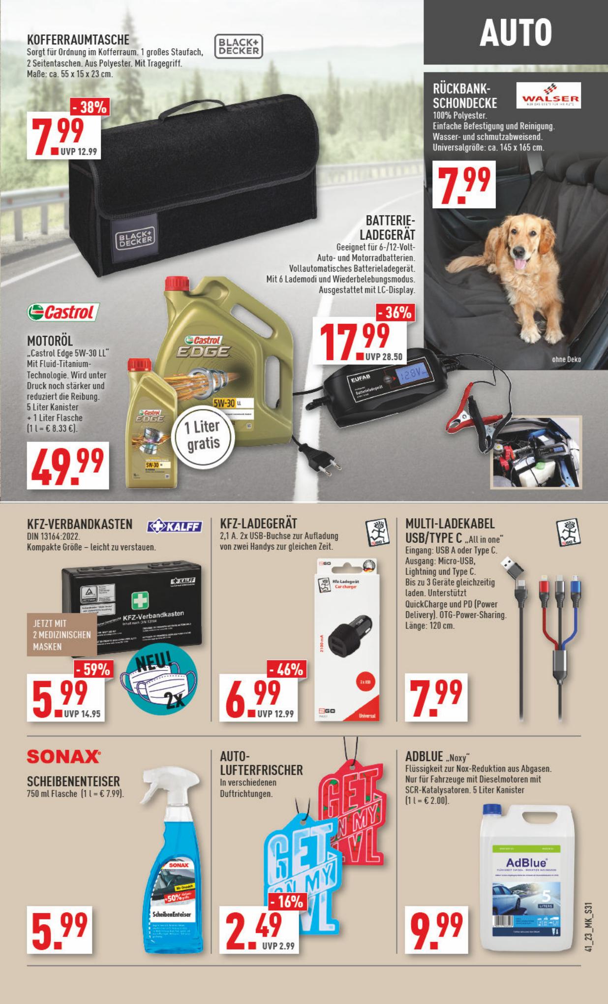 Marktkauf Prospekt 9 – 14 October 2023 Seite 31