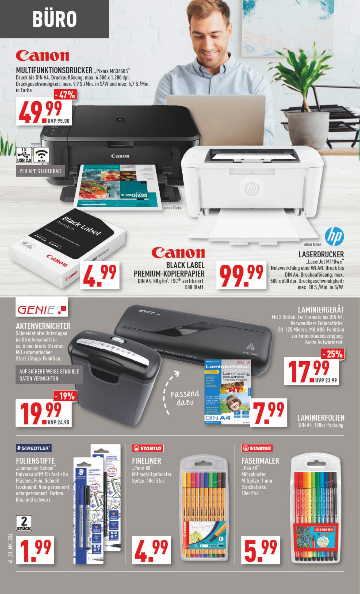 Marktkauf Prospekt 9 – 14 October 2023 Seite 34