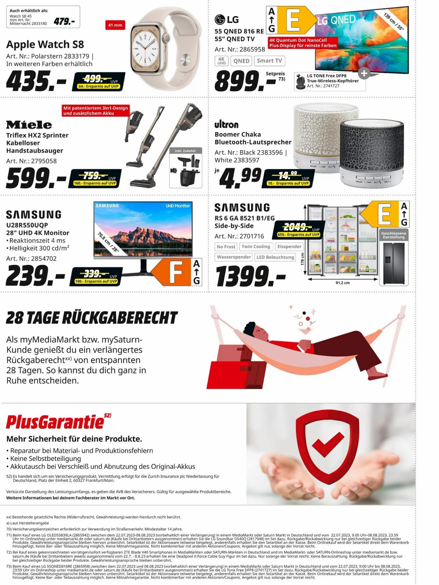 Media Markt Prospekt 24 Juli – 8 August 2023 Seite 14