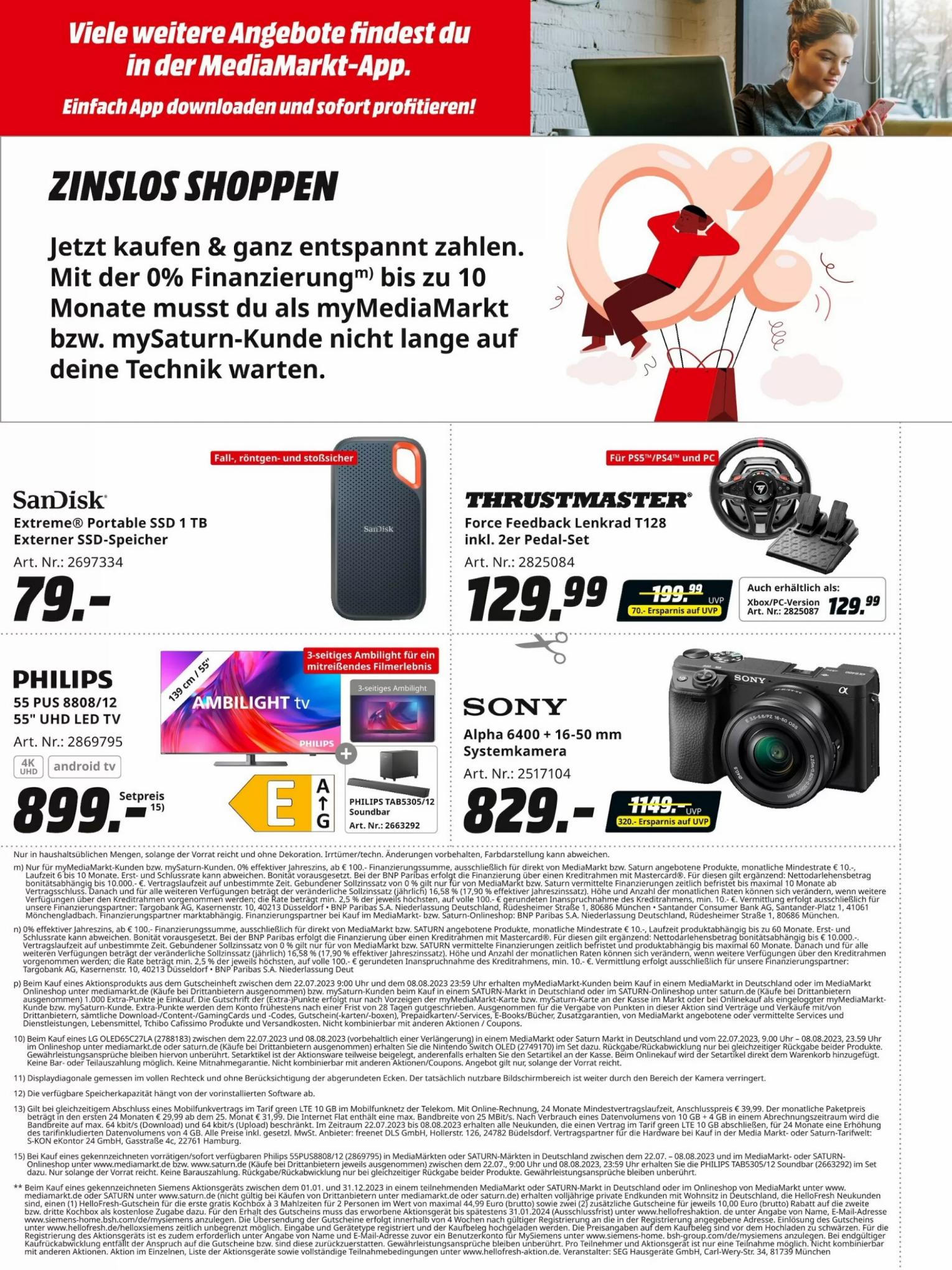 Media Markt Prospekt 24 Juli – 8 August 2023 Seite 2