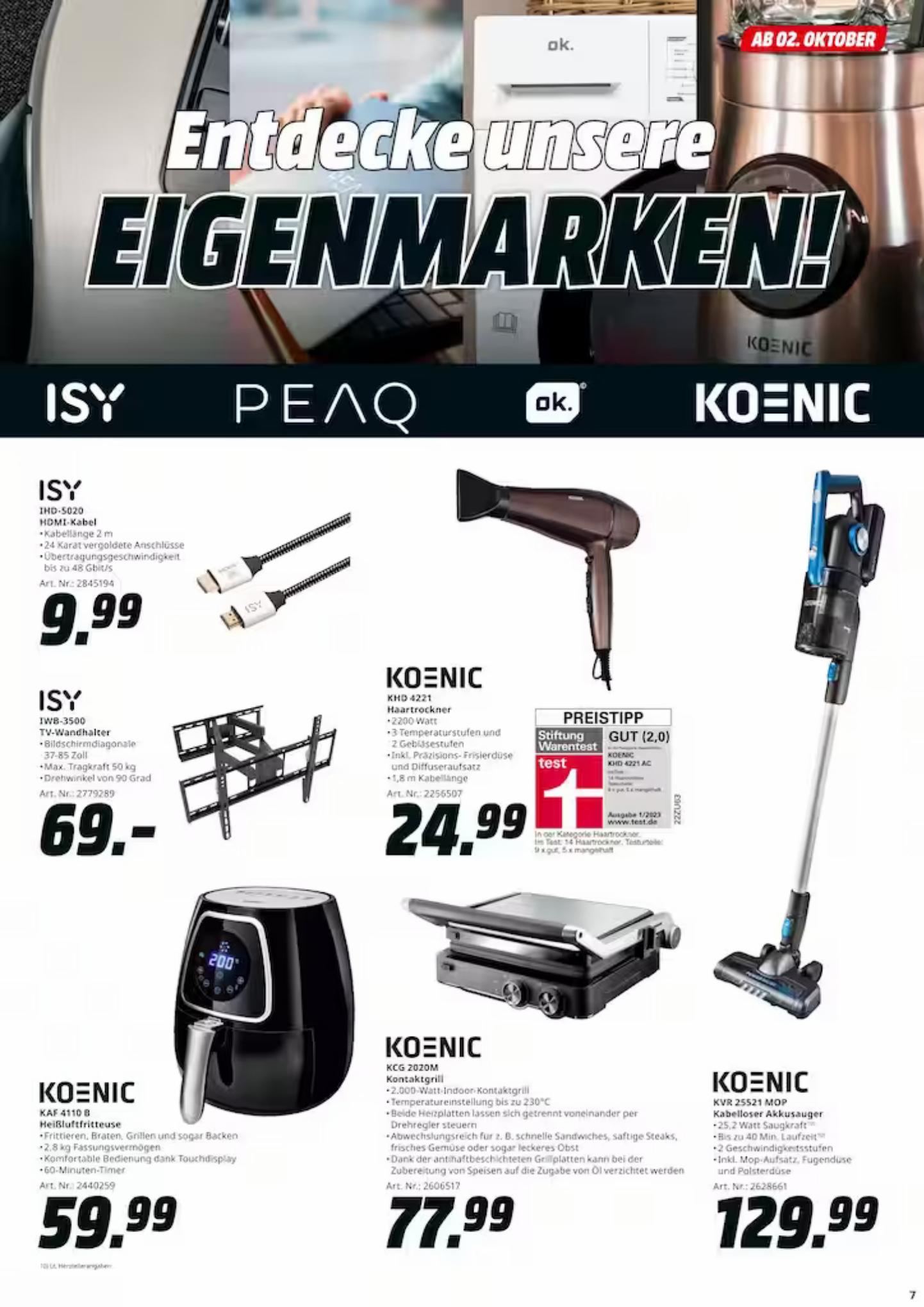 Media Markt Prospekt 3 – 14 October 2023 Seite 7