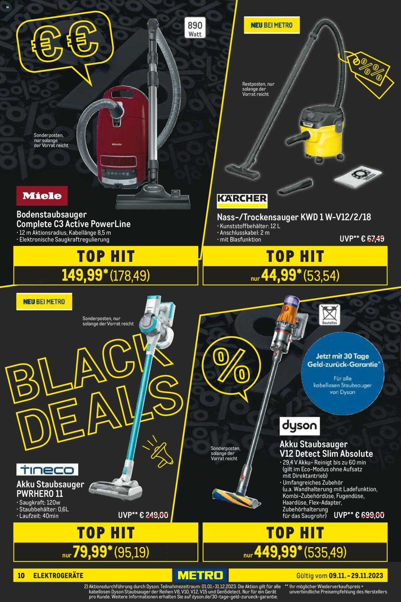 Metro Black Friday Prospekt 9 – 29 November 2023 Seite 10