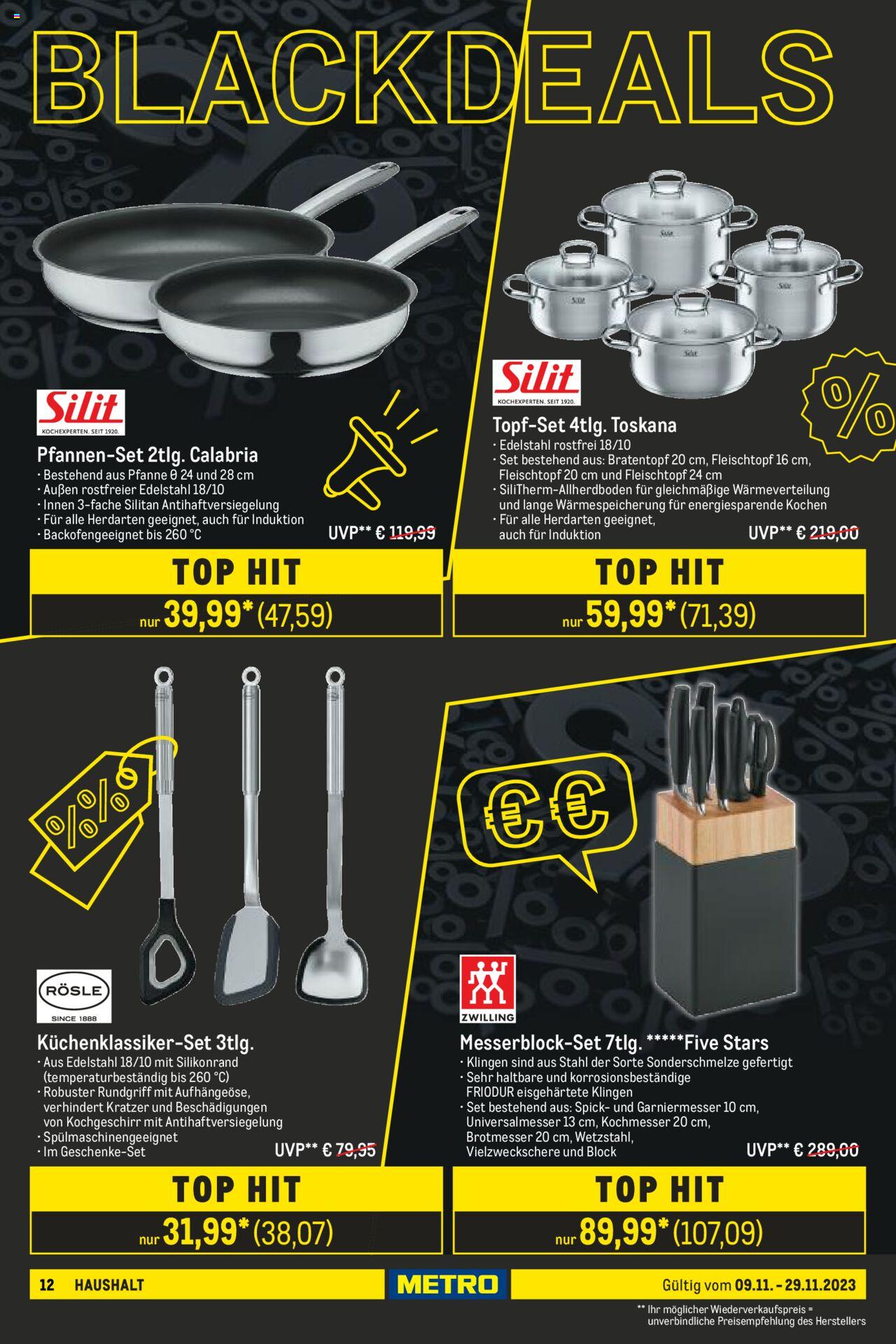 Metro Black Friday Prospekt 9 – 29 November 2023 Seite 12