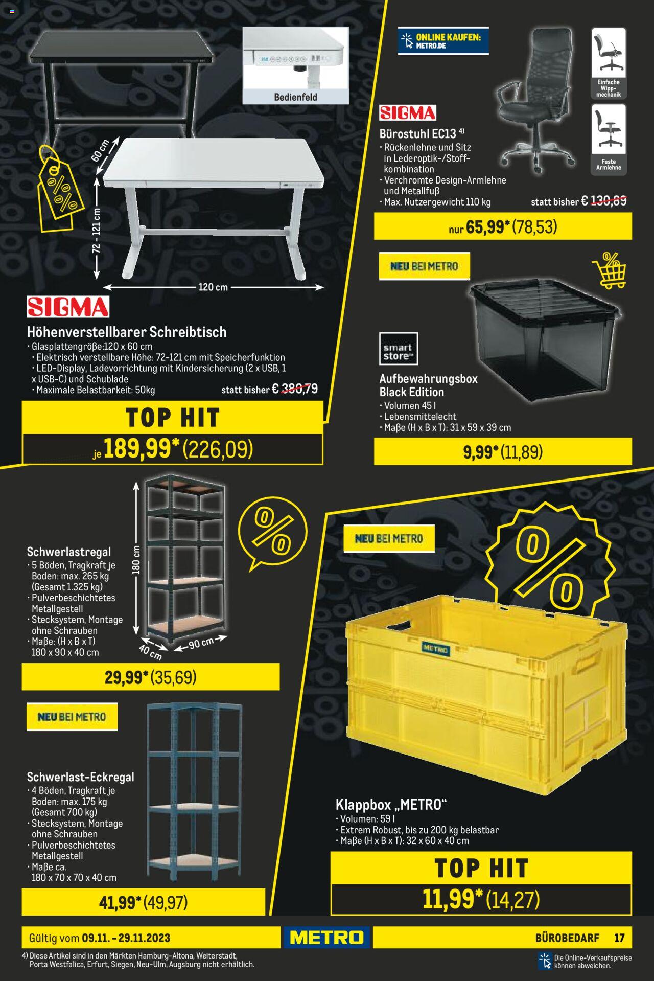 Metro Black Friday Prospekt 9 – 29 November 2023 Seite 17