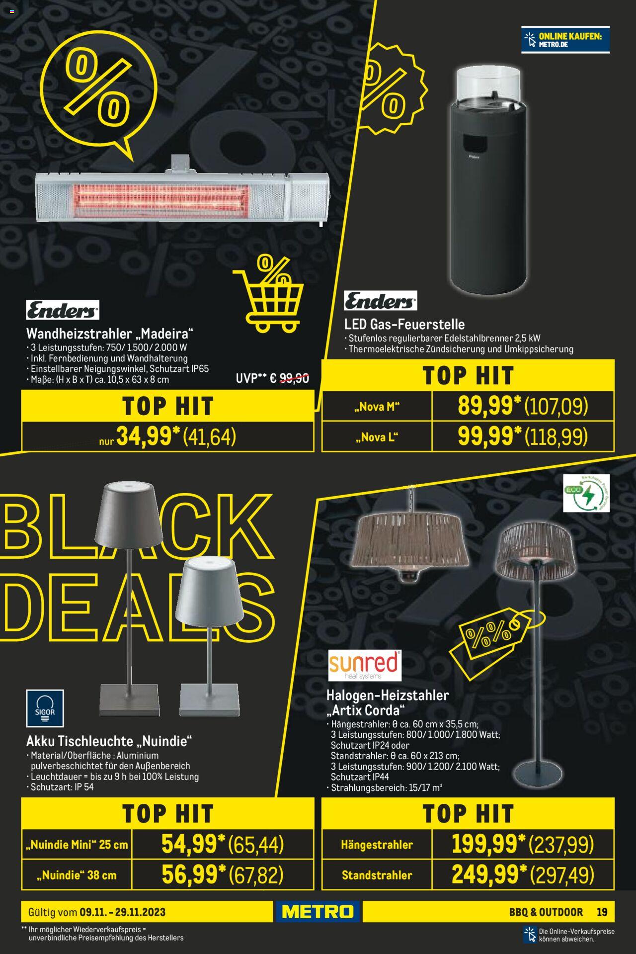 Metro Black Friday Prospekt 9 – 29 November 2023 Seite 19