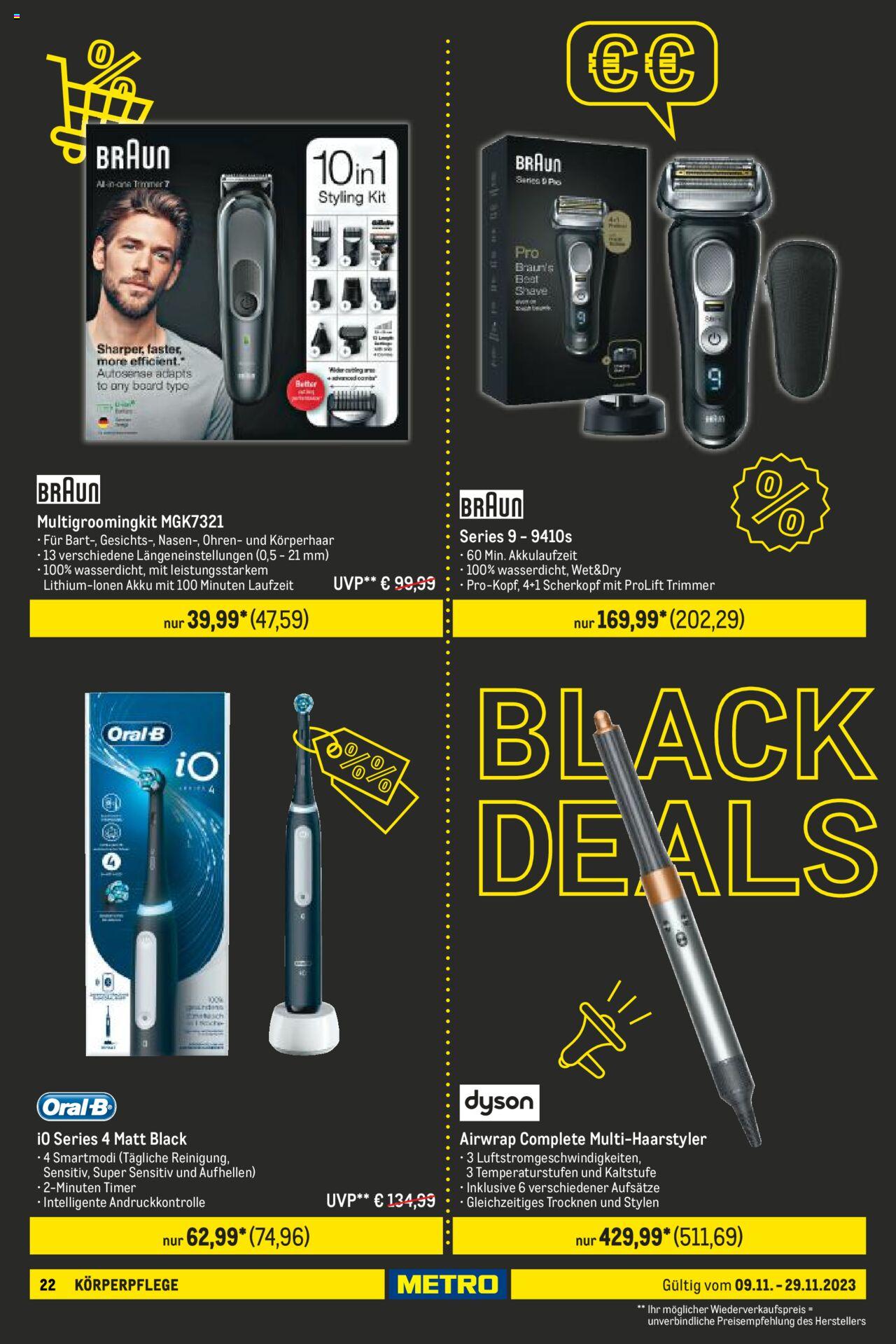 Metro Black Friday Prospekt 9 – 29 November 2023 Seite 22