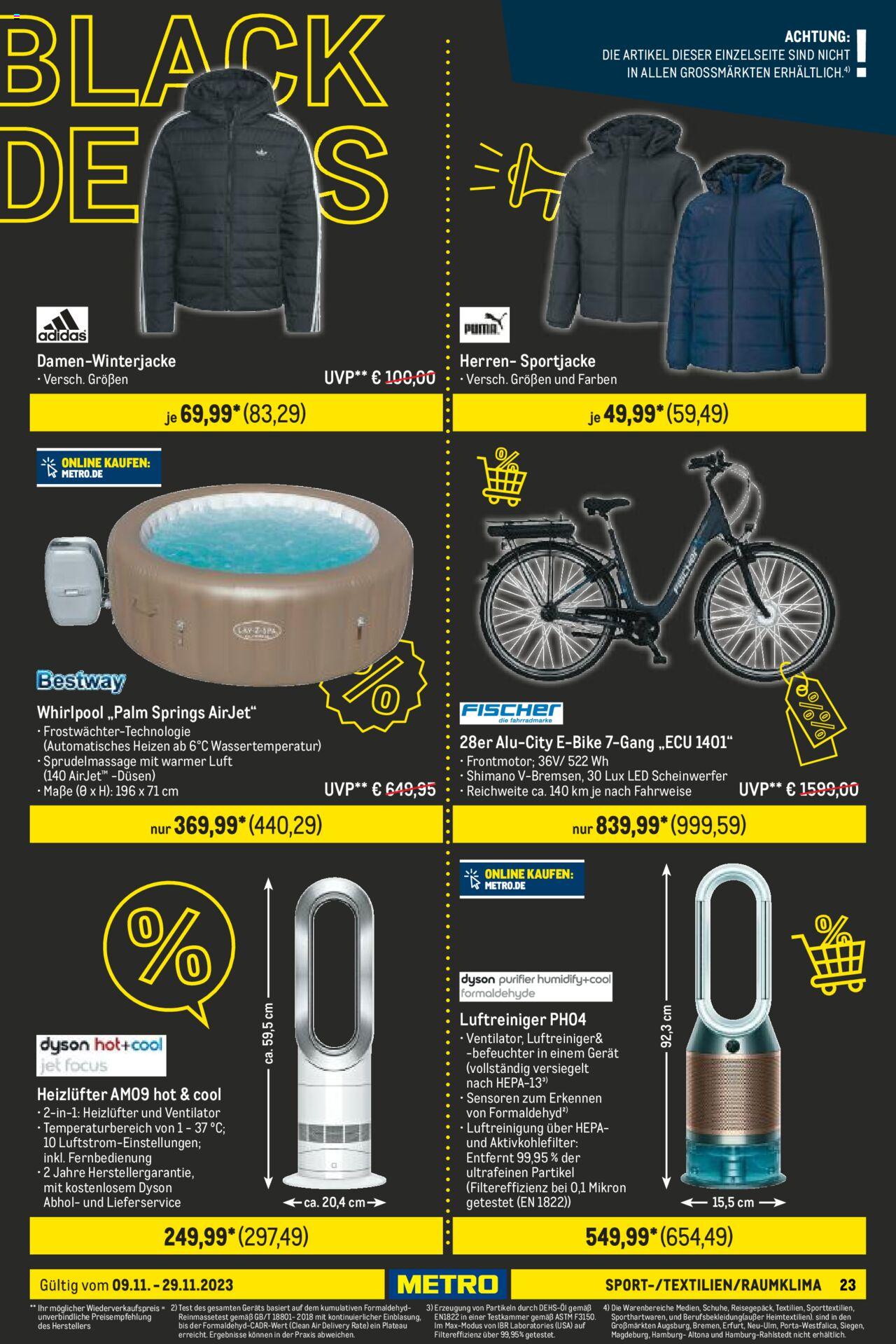 Metro Black Friday Prospekt 9 – 29 November 2023 Seite 23