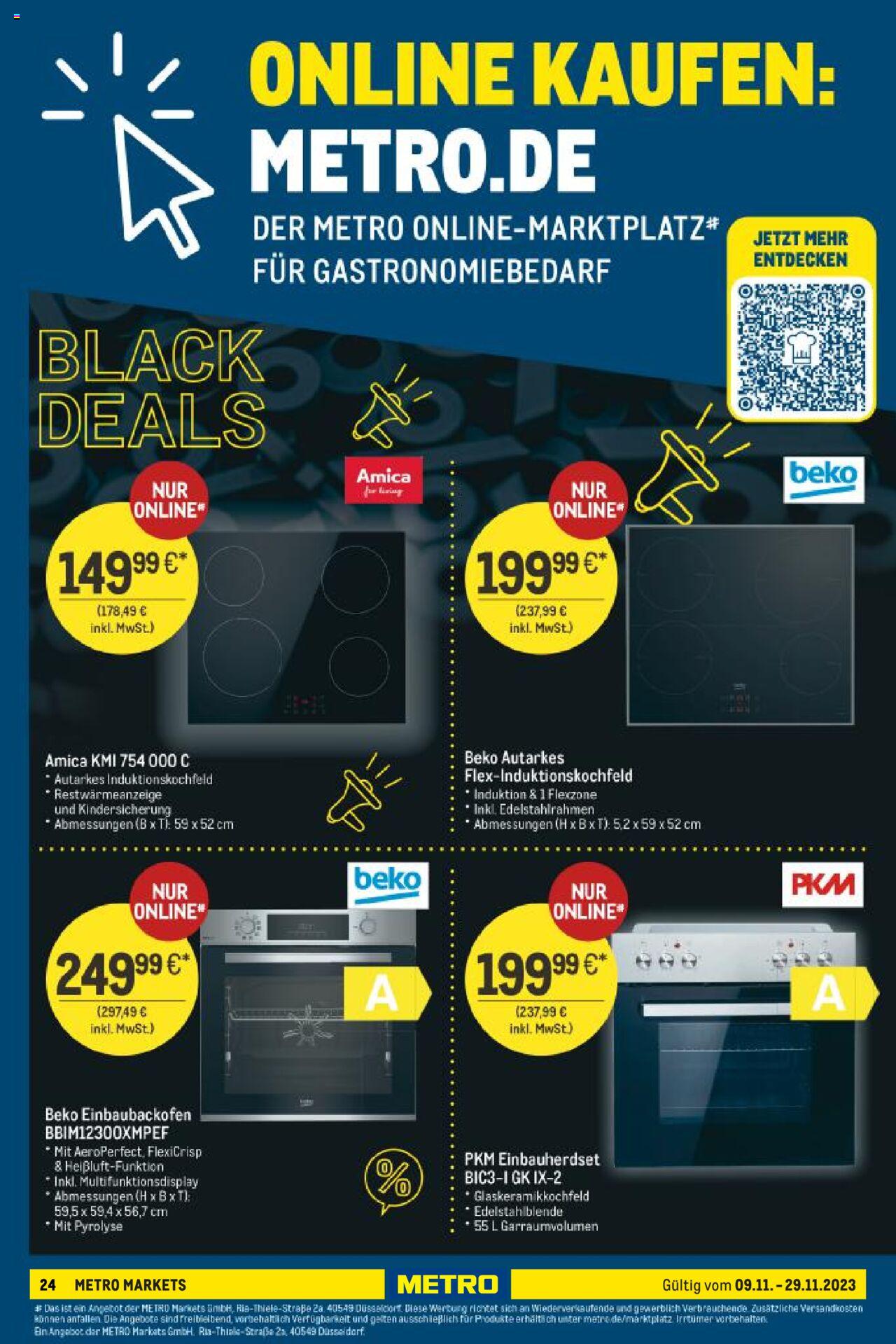 Metro Black Friday Prospekt 9 – 29 November 2023 Seite 24