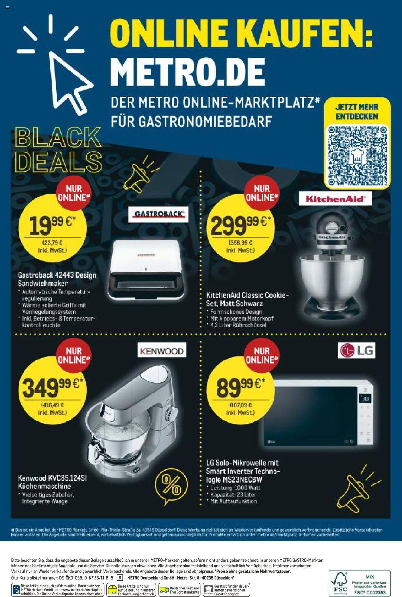 Metro Black Friday Prospekt 9 – 29 November 2023 Seite 28