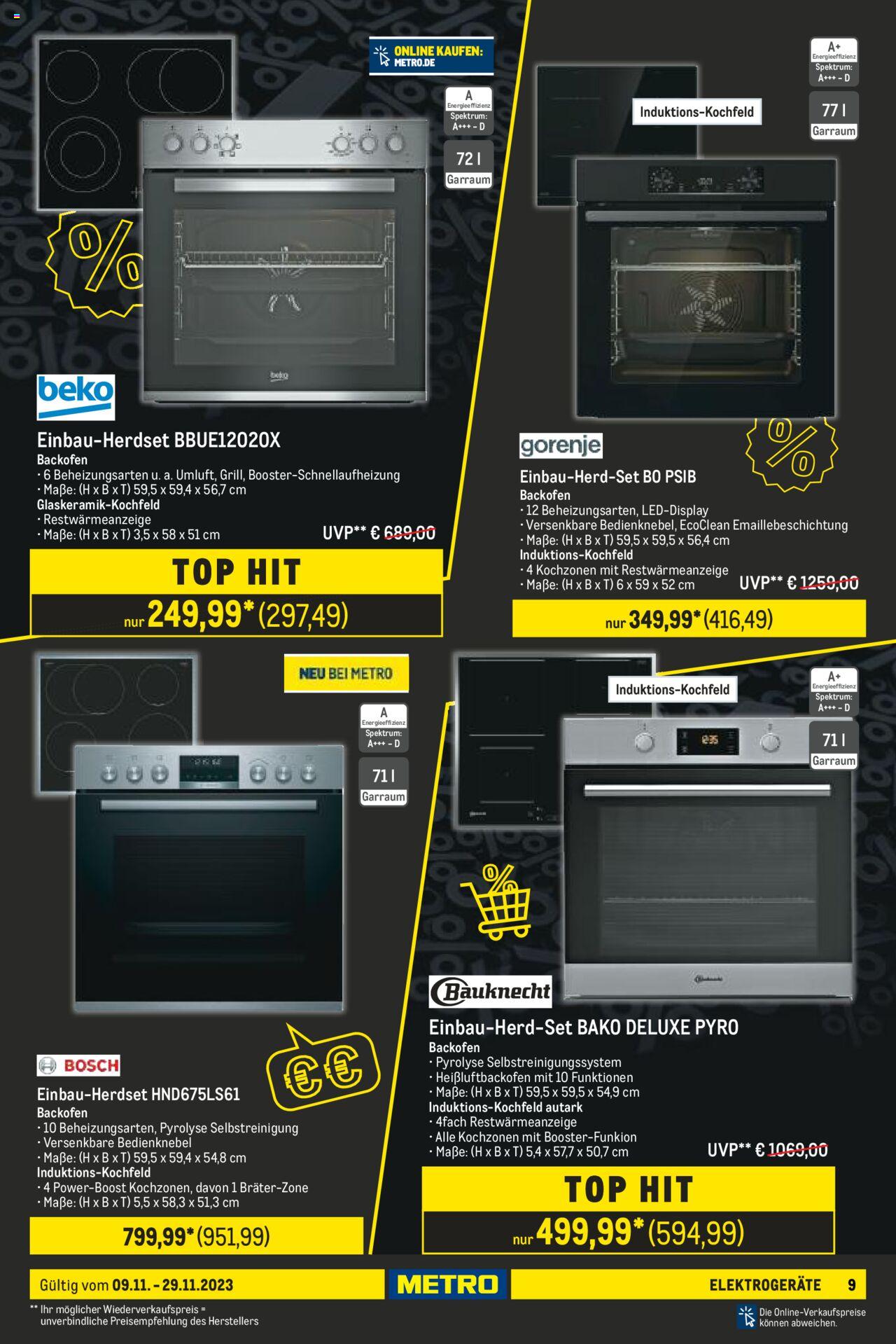 Metro Black Friday Prospekt 9 – 29 November 2023 Seite 9