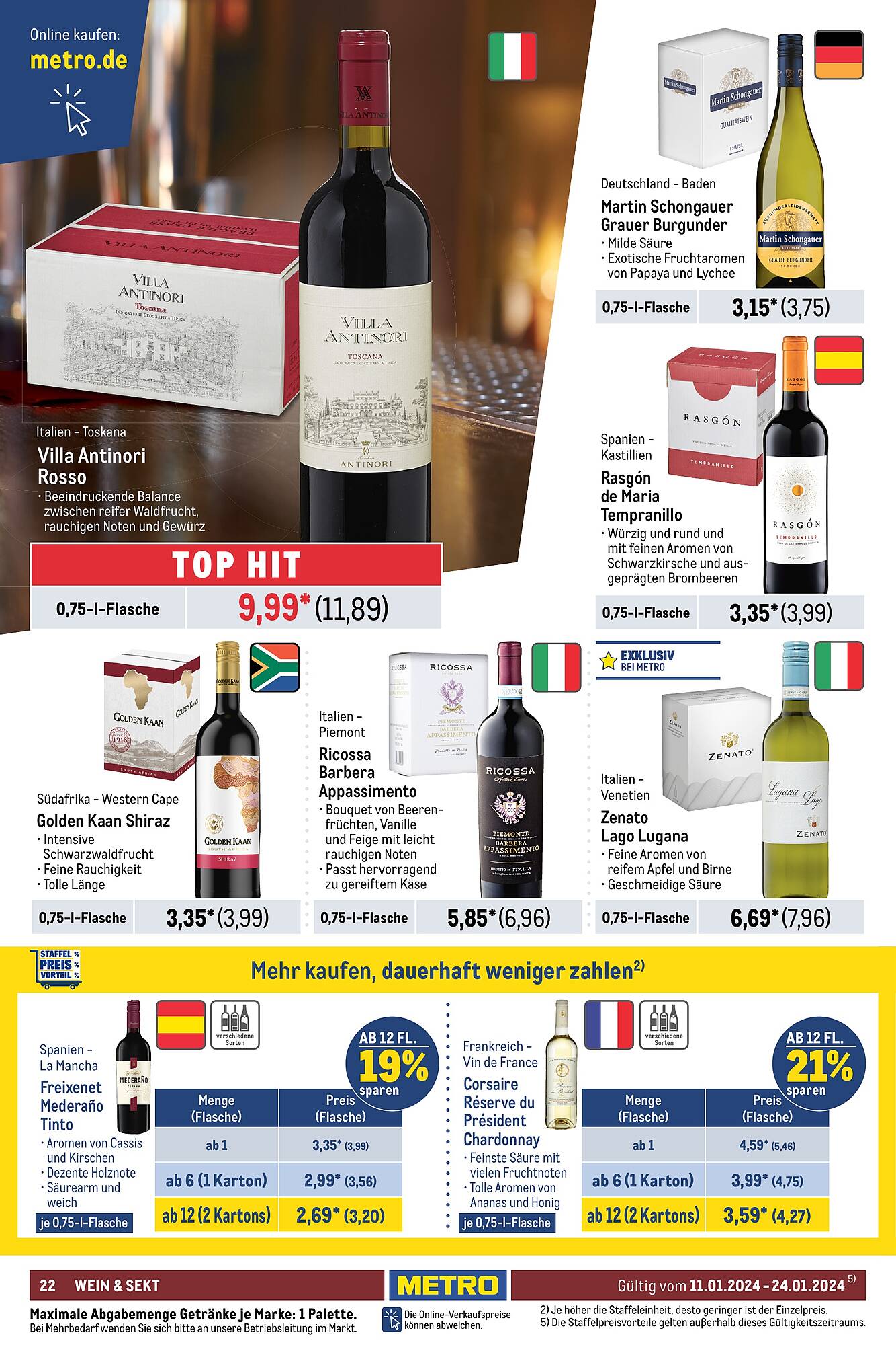 Metro Prospekt 11 – 24 Januar 2024 Seite 22