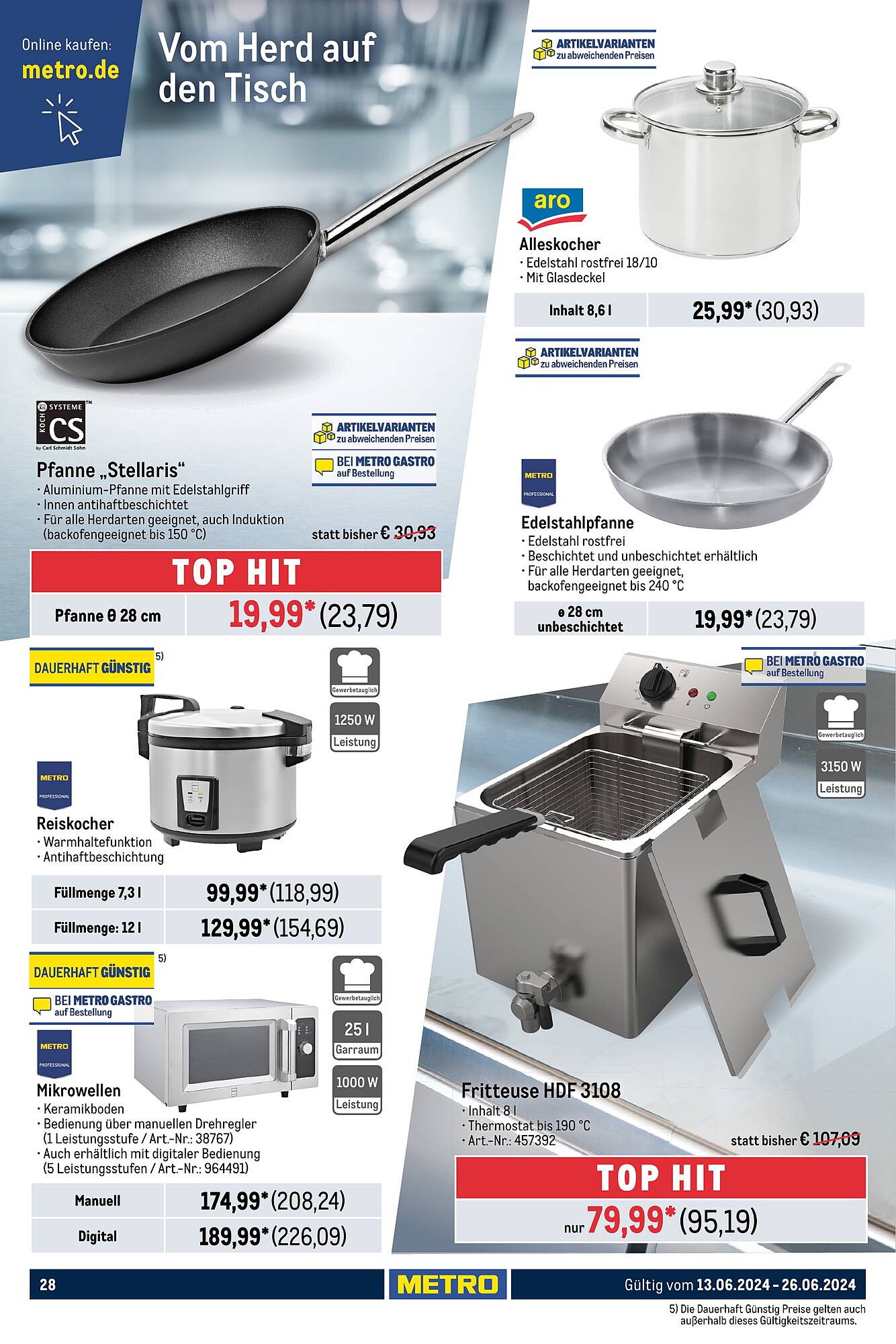 Metro Prospekt 13 – 26 Juni 2024 Seite 28