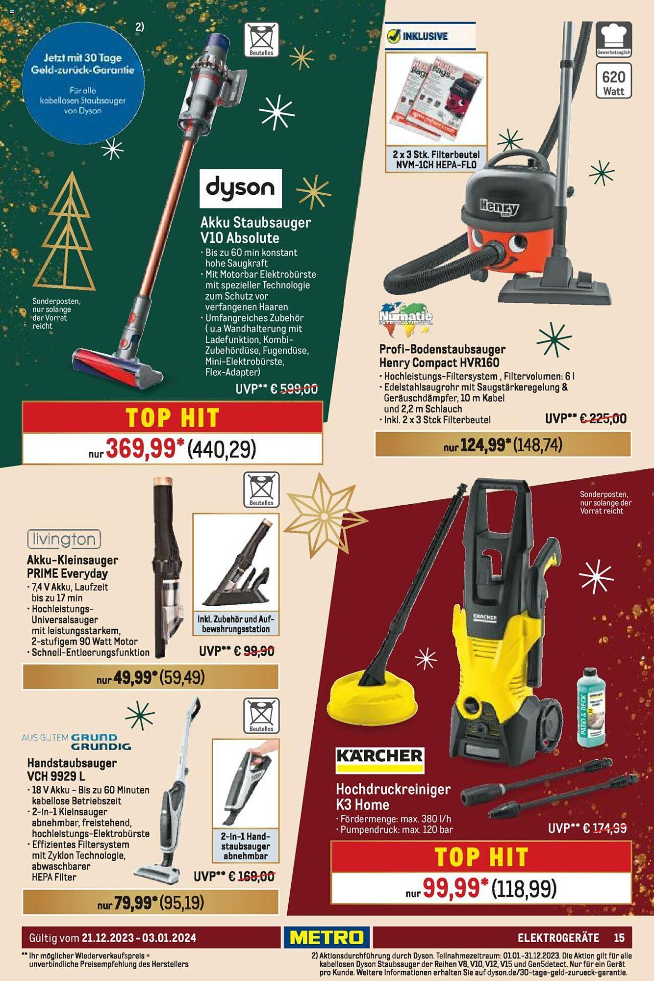 Metro Prospekt 21 Dez – 3 Jan 2024 Seite 15