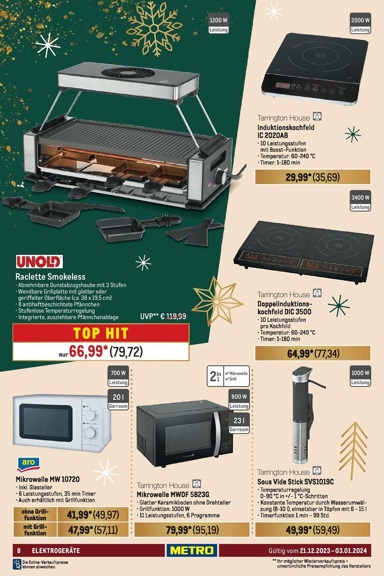 Metro Prospekt 21 Dez – 3 Jan 2024 Seite 8