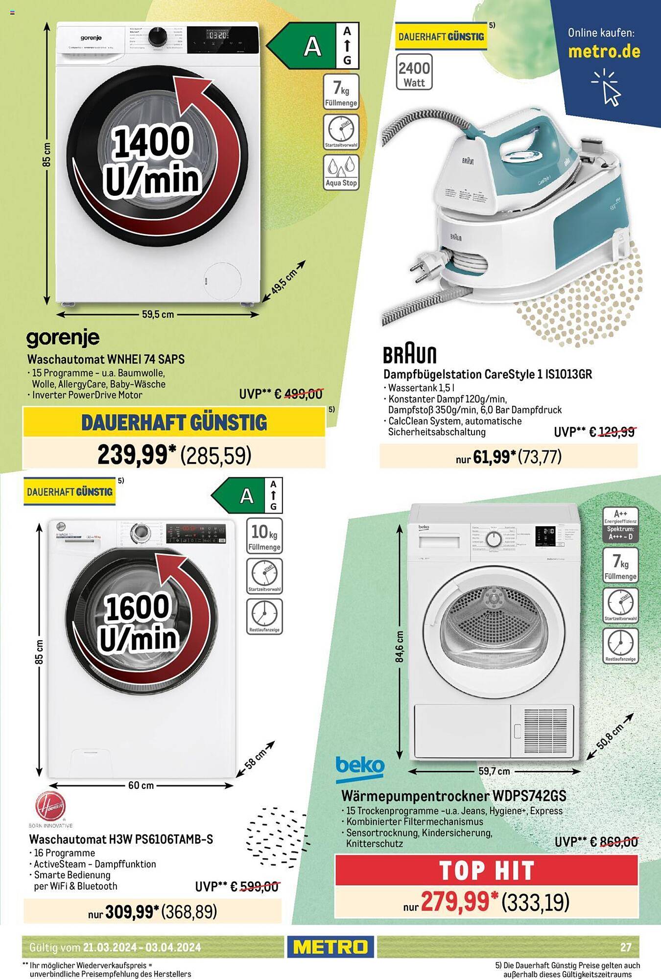Metro Prospekt 21 Mar – 4 Apr 2024 Seite 27