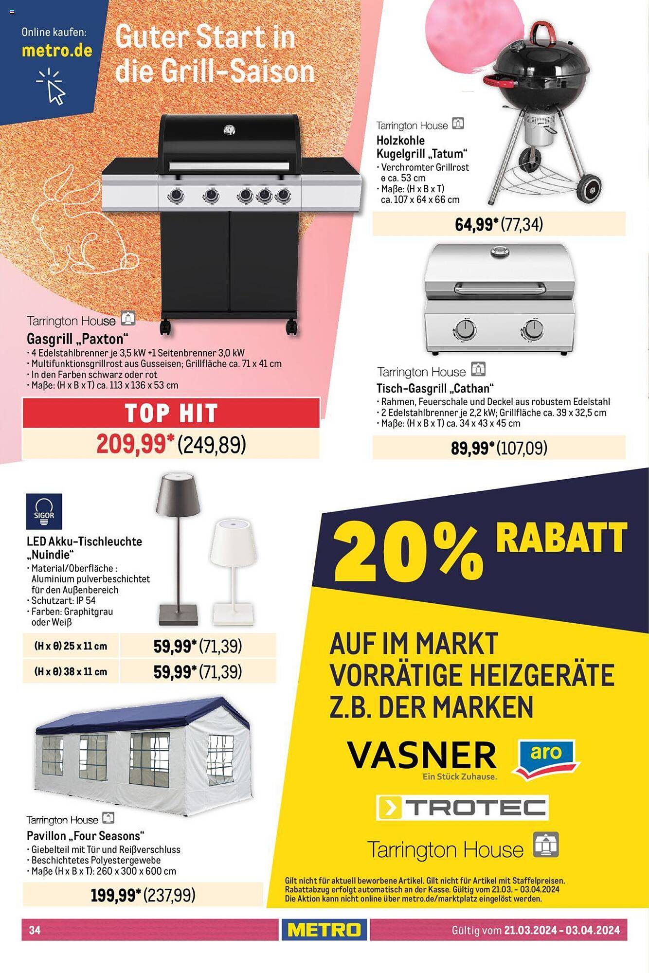 Metro Prospekt 21 Mar – 4 Apr 2024 Seite 34