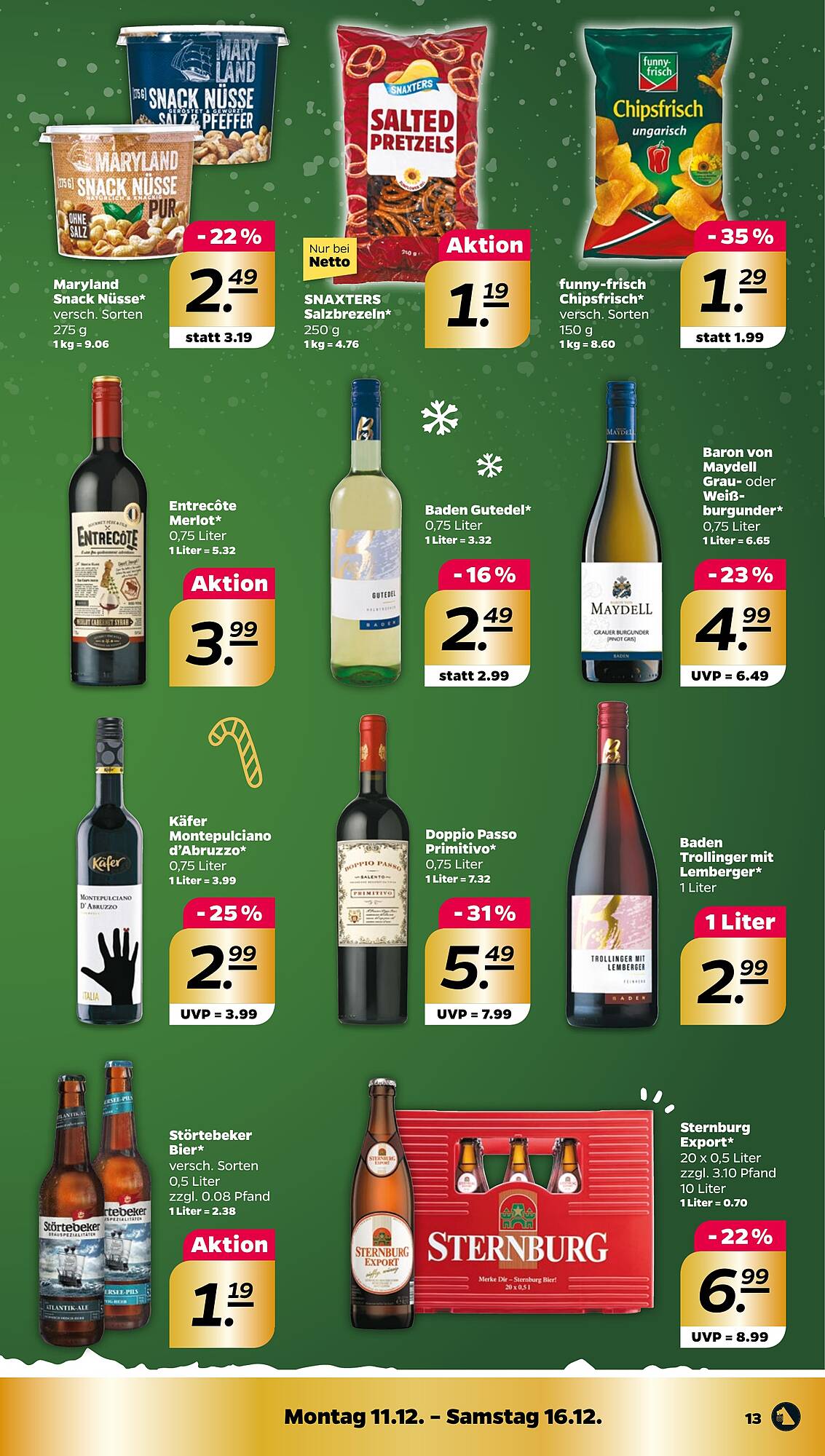Netto Prospekt 11 – 16 Dezember 2023 Seite 13