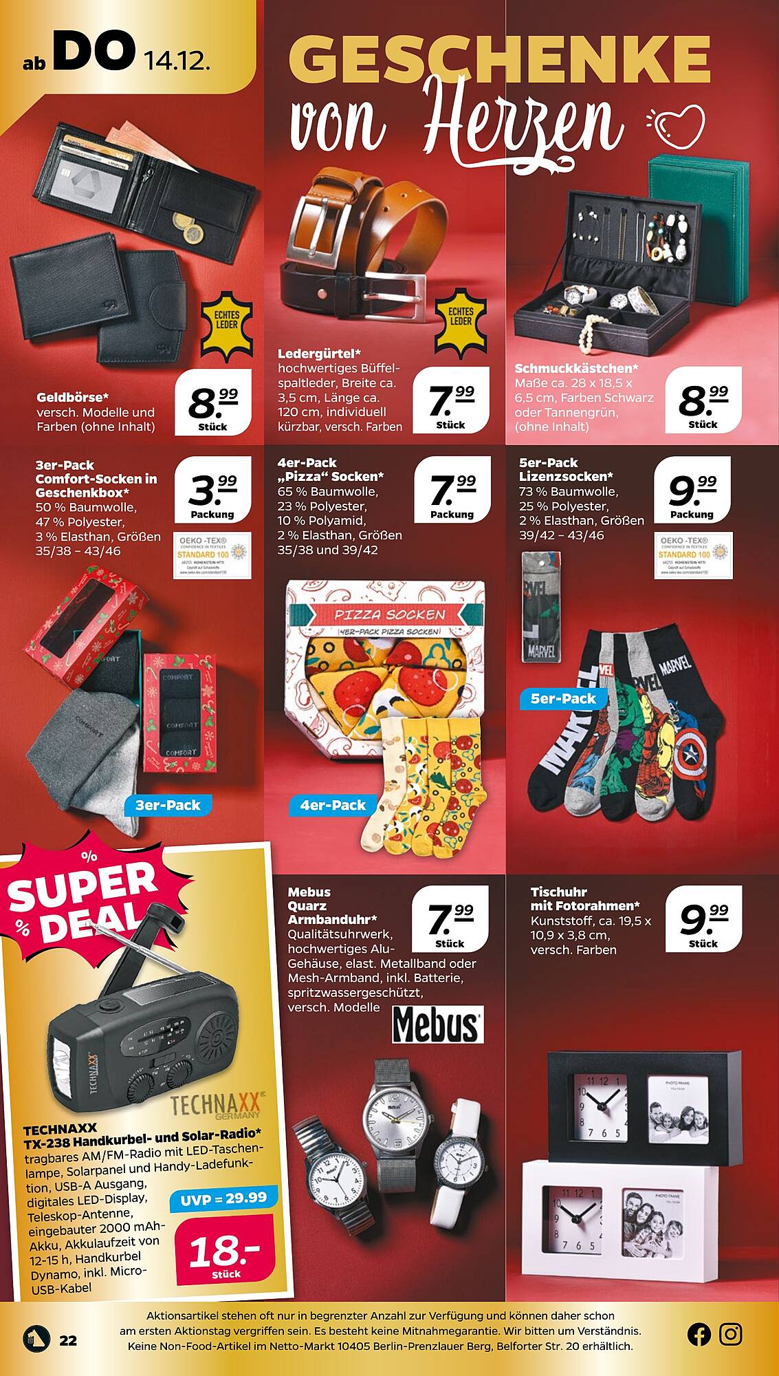 Netto Prospekt 11 – 16 Dezember 2023 Seite 22