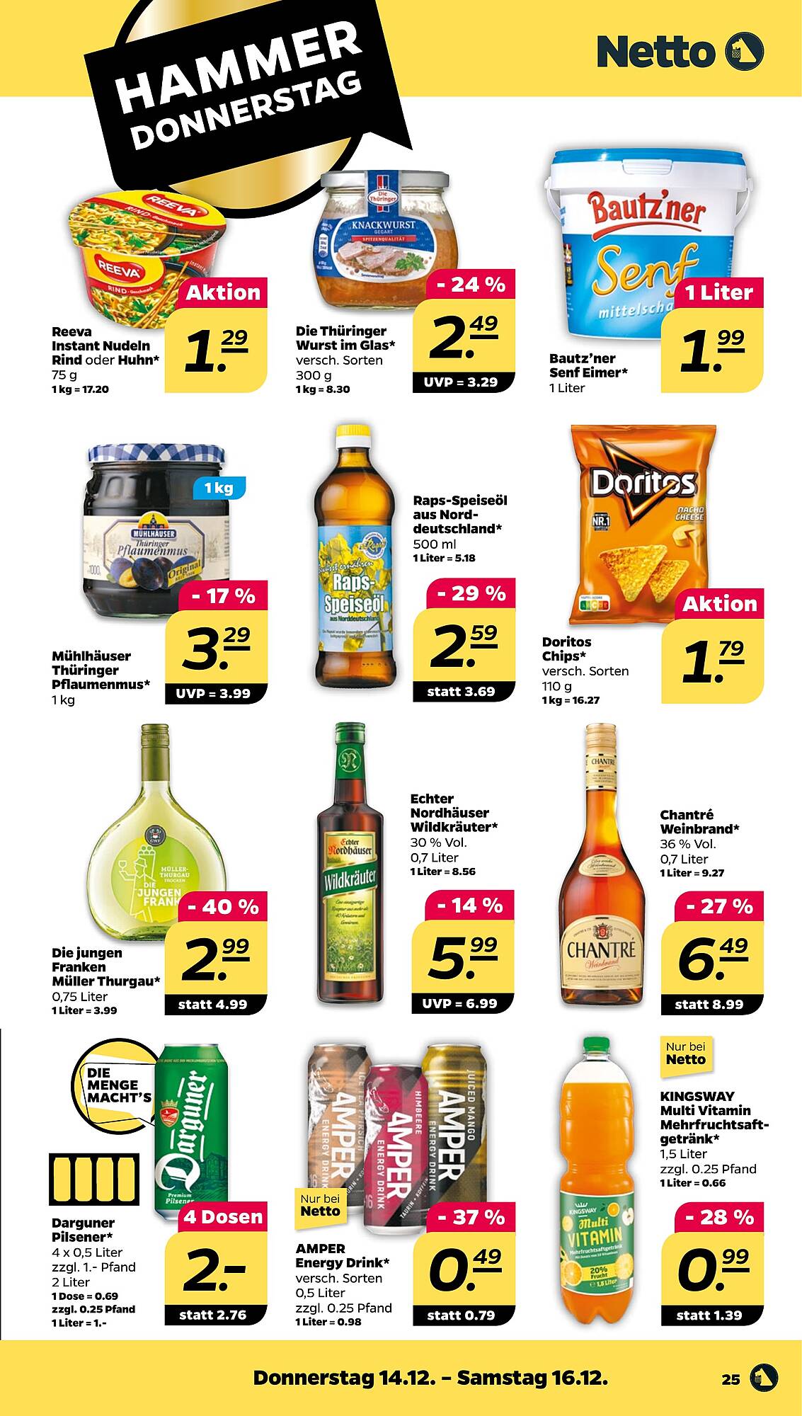 Netto Prospekt 11 – 16 Dezember 2023 Seite 25