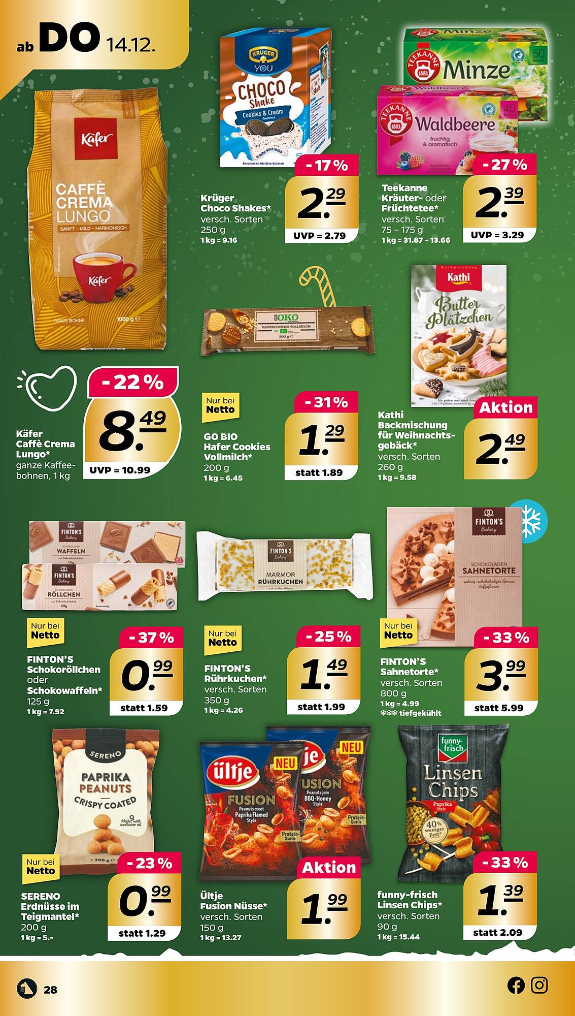 Netto Prospekt 11 – 16 Dezember 2023 Seite 28