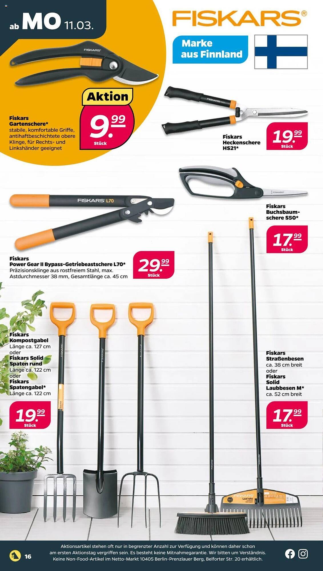 Netto Prospekt 11 – 16 Marsch 2024 Seite 16