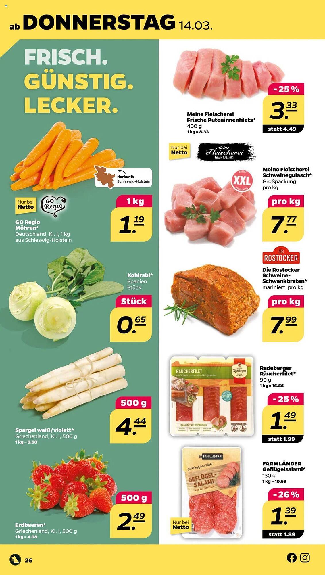 Netto Prospekt 11 – 16 Marsch 2024 Seite 26