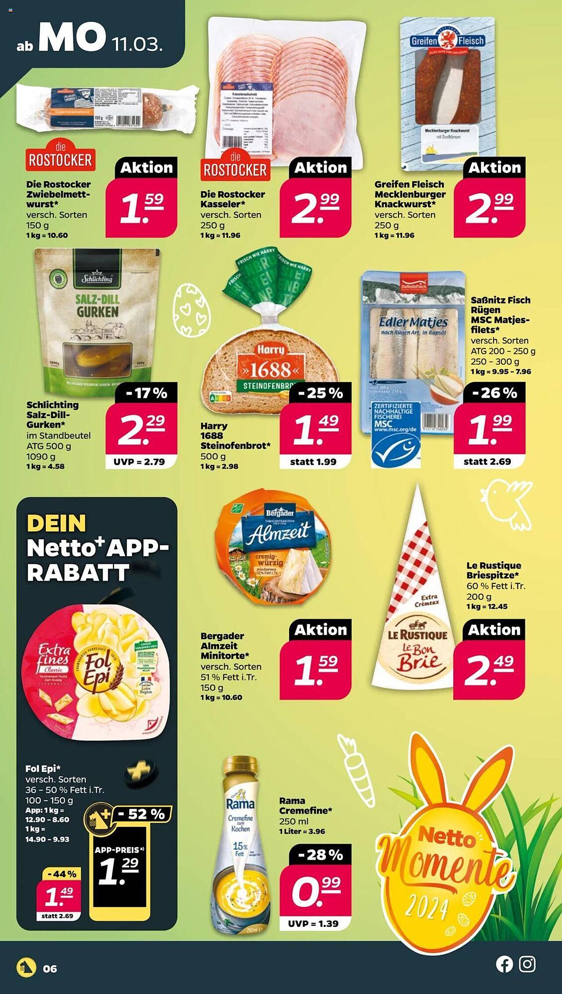 Netto Prospekt 11 – 16 Marsch 2024 Seite 6