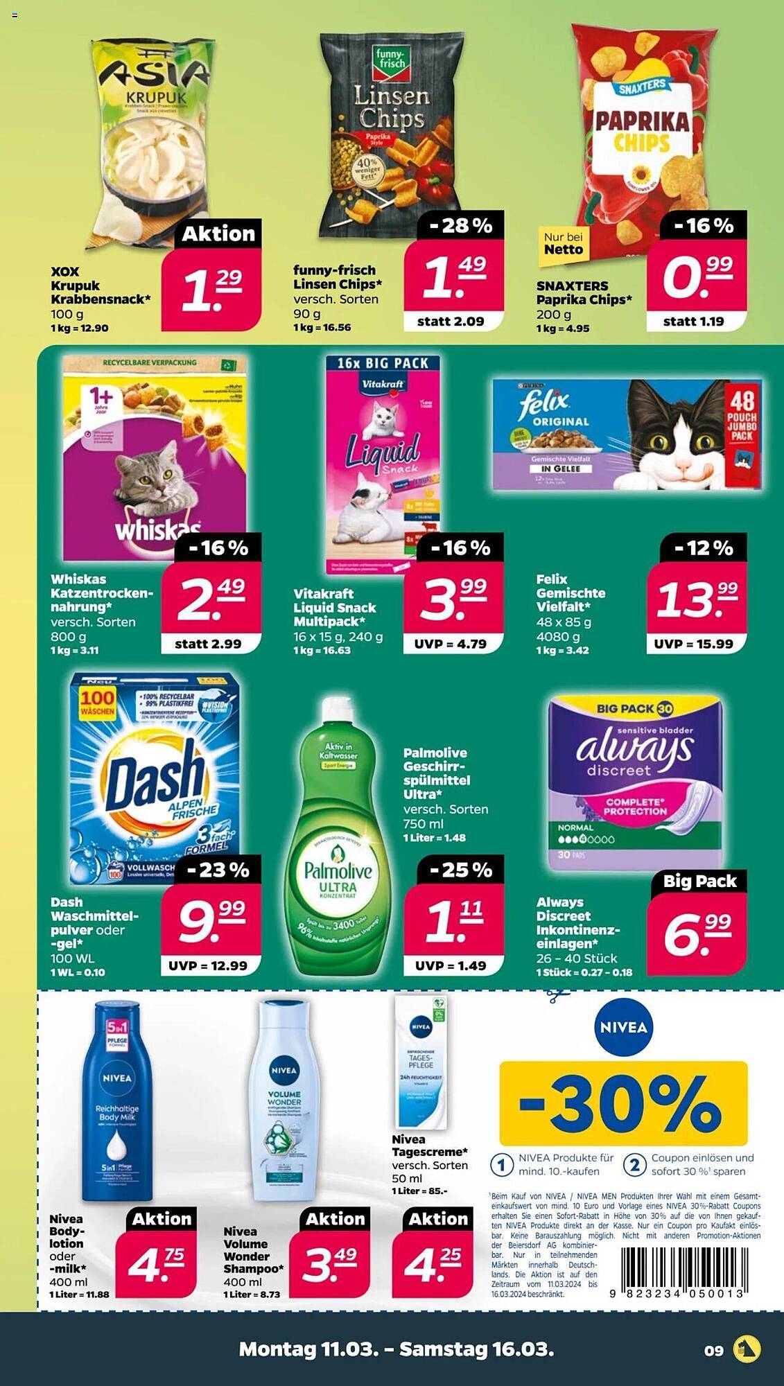 Netto Prospekt 11 – 16 Marsch 2024 Seite 9